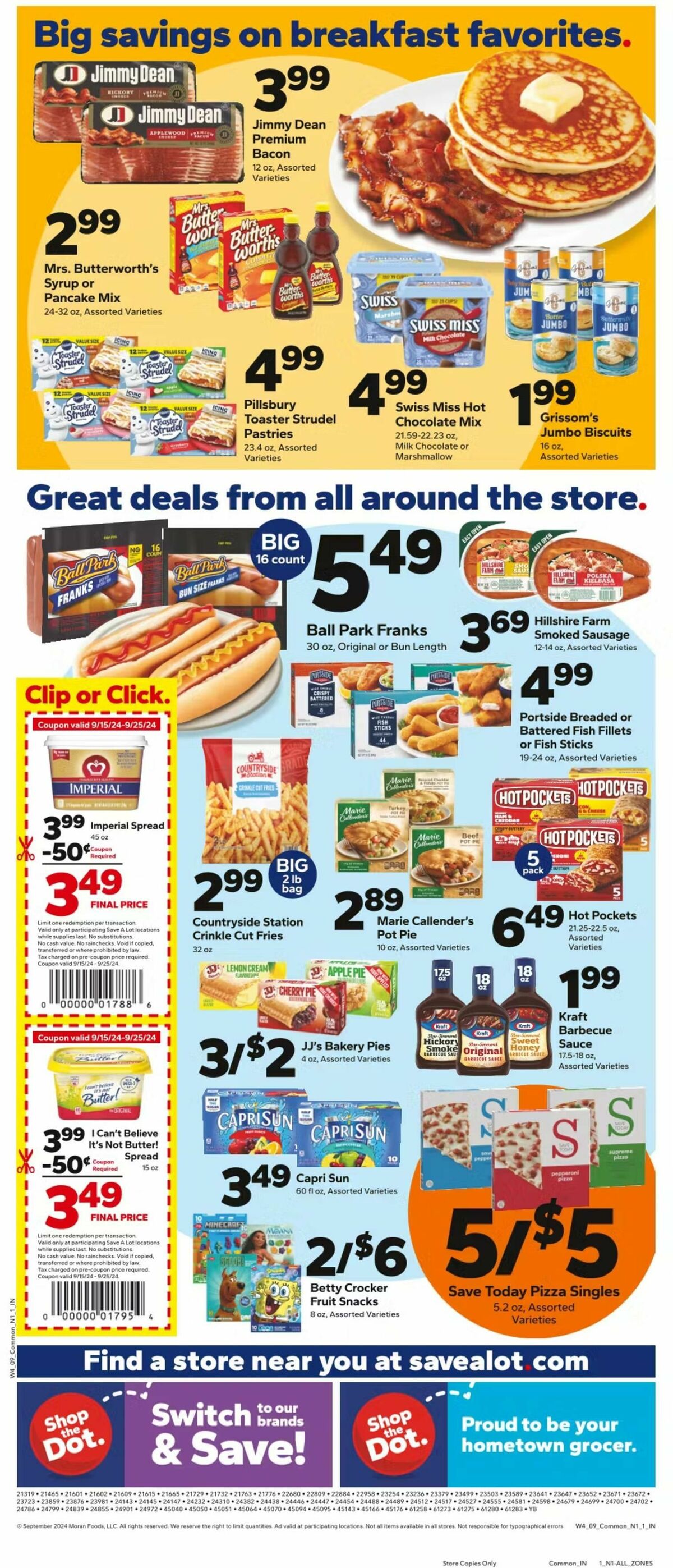 Save A Lot Weekly Ad from September 18