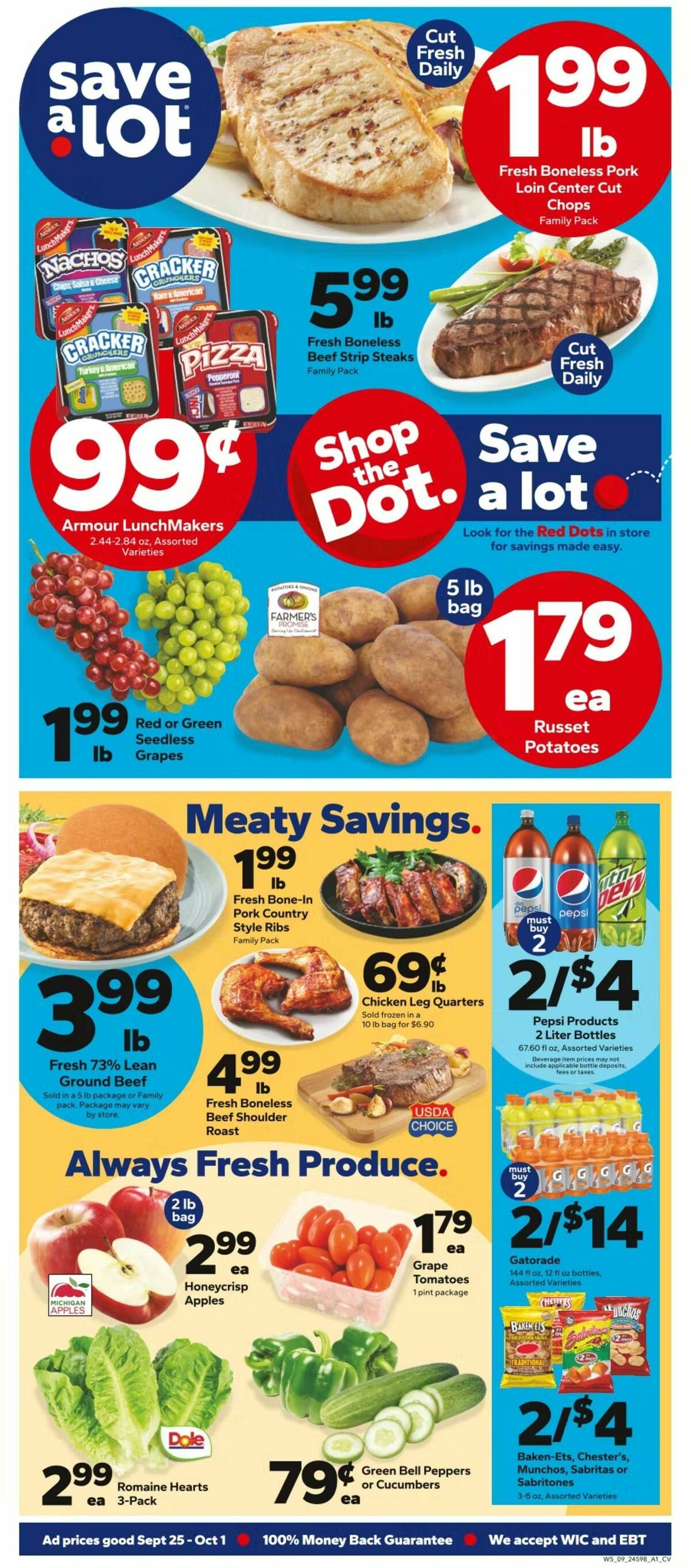 Save A Lot Weekly Ad from September 25