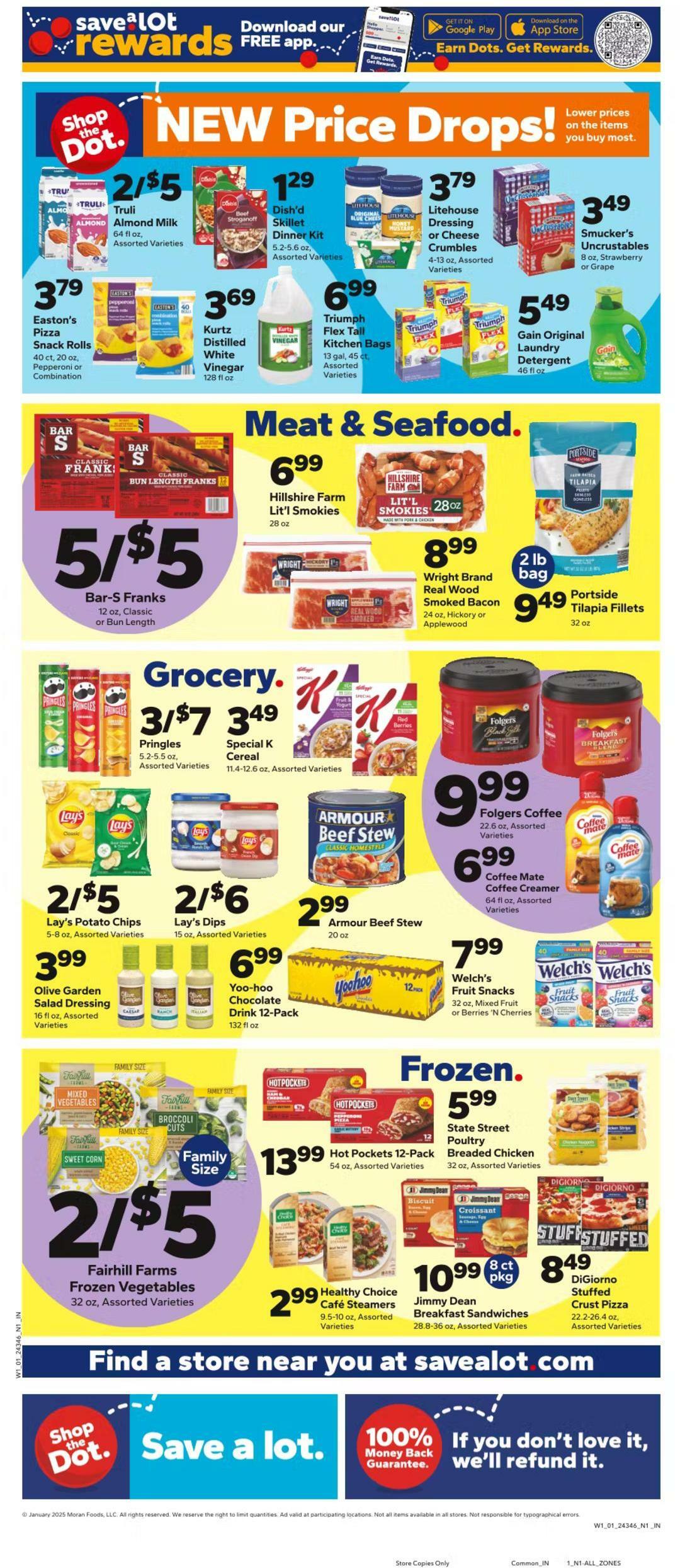 Save A Lot Weekly Ad from January 1