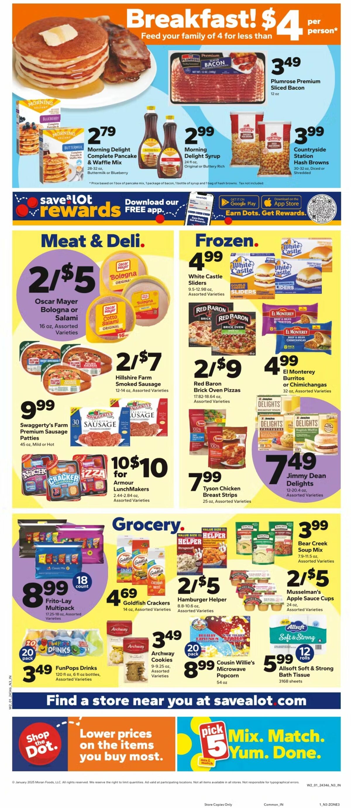 Save A Lot Weekly Ad from January 8