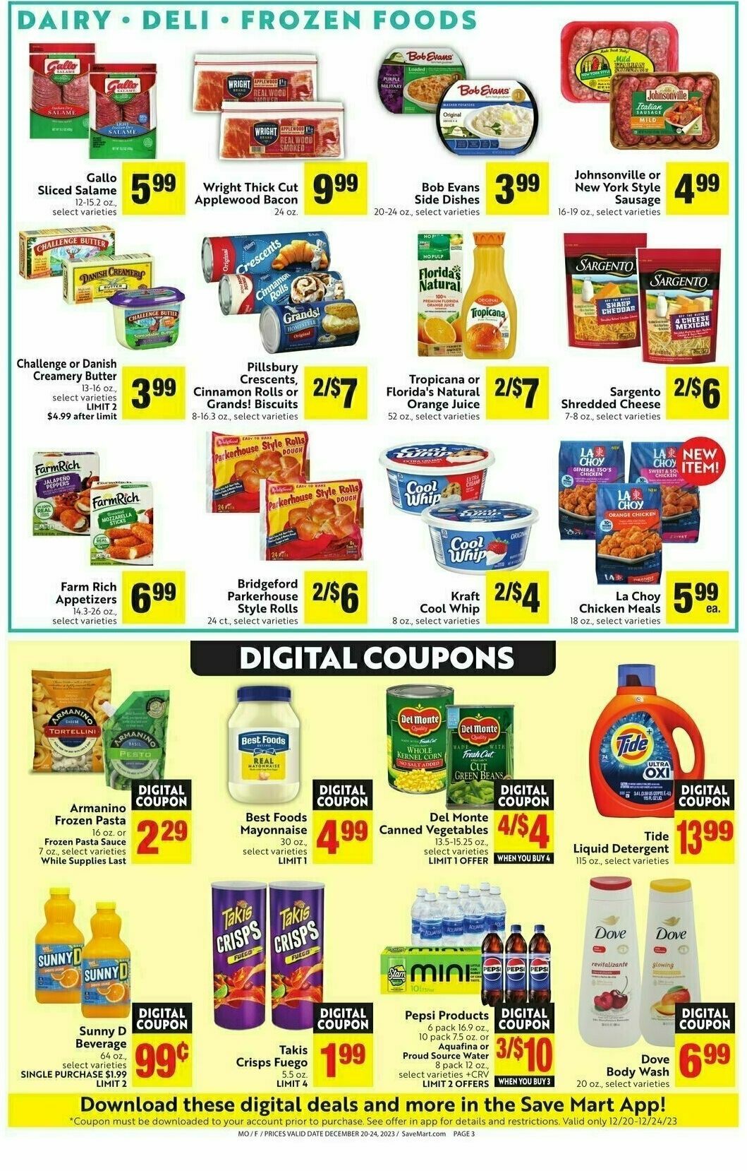 Save Mart Weekly Ad from December 20