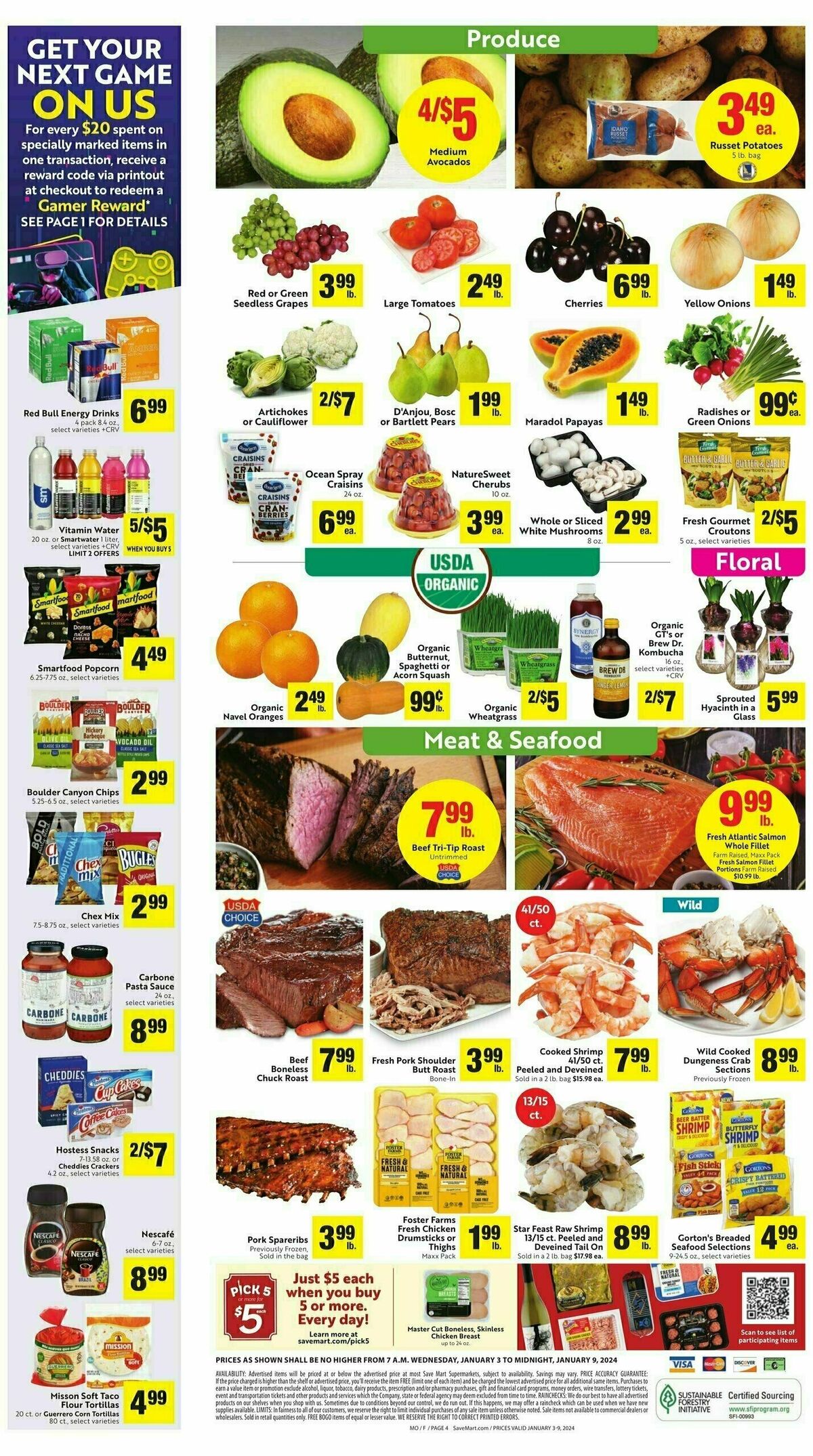 Save Mart Weekly Ad from January 3