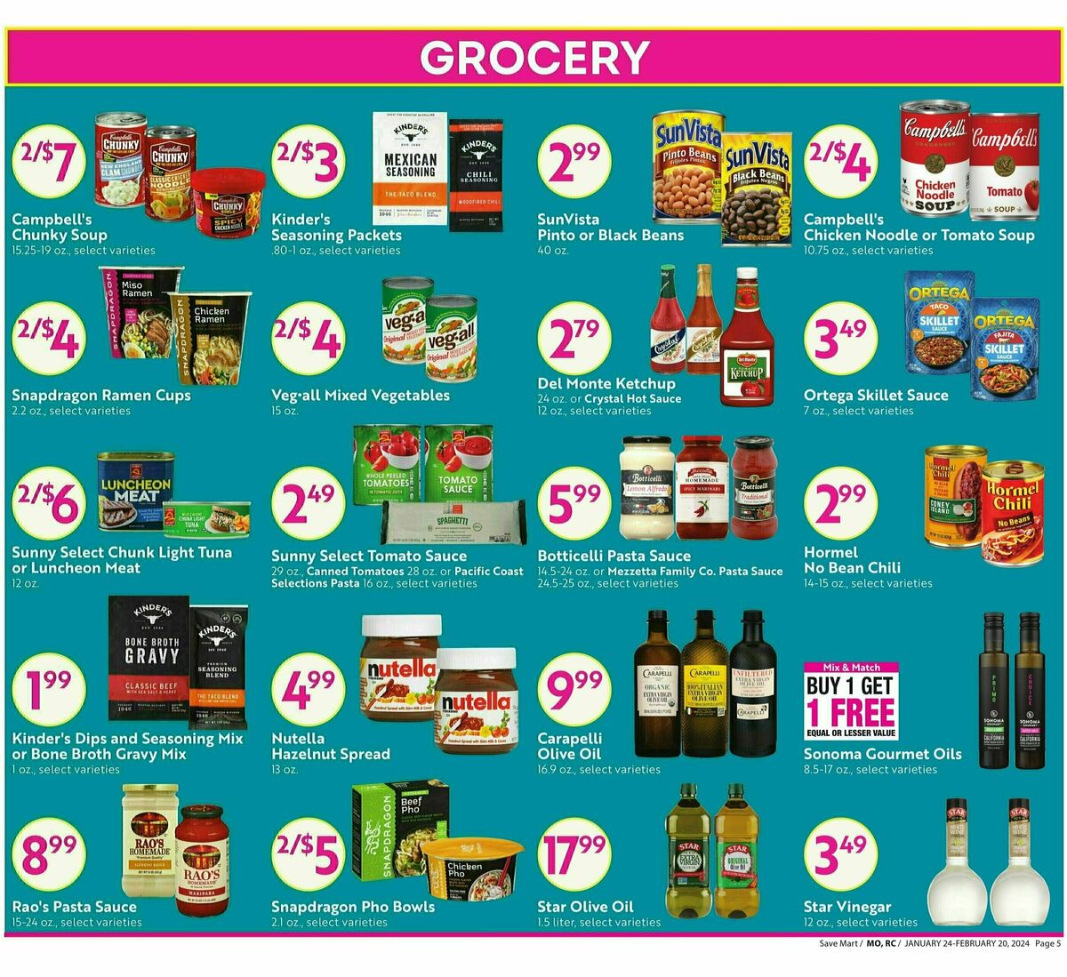 Save Mart Game Day Weekly Ad from January 24