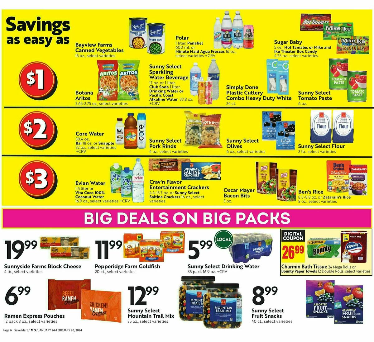 Save Mart Game Day Weekly Ad from January 24