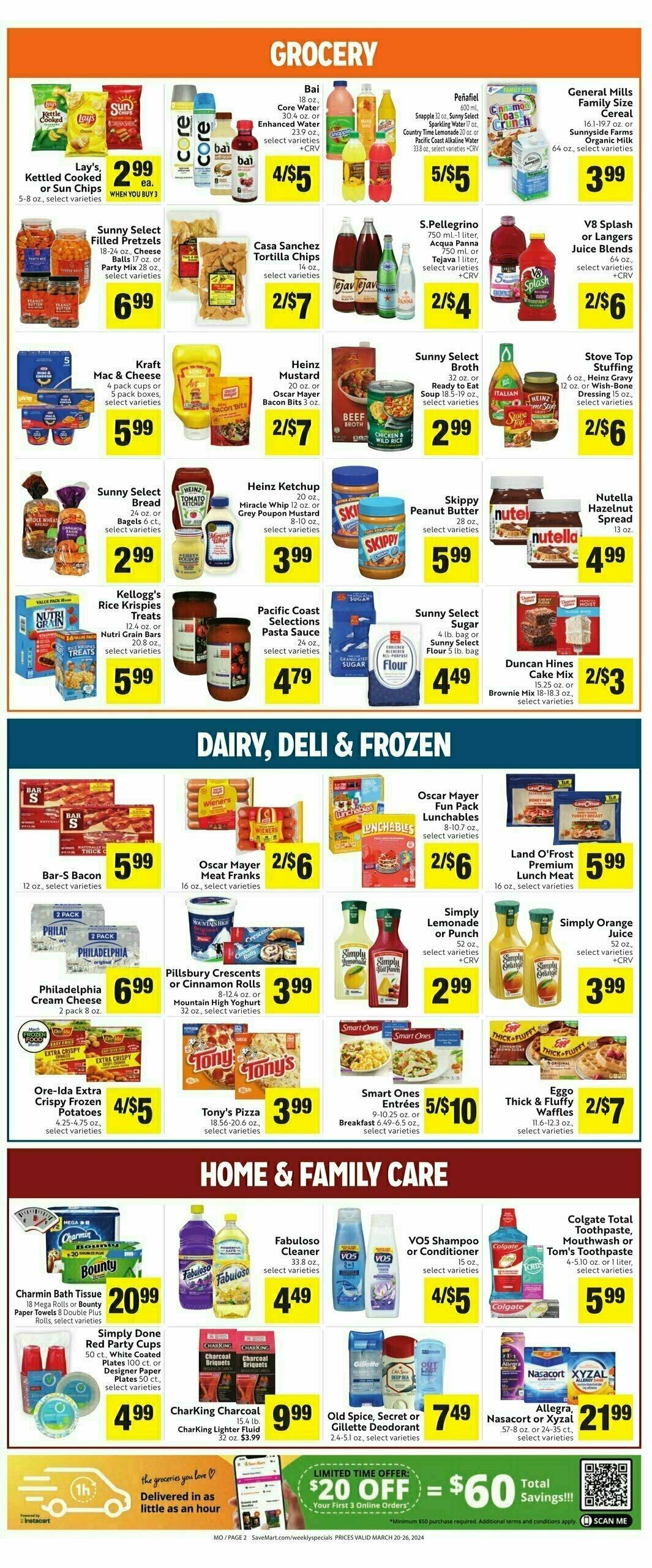 Save Mart Weekly Ad from March 20