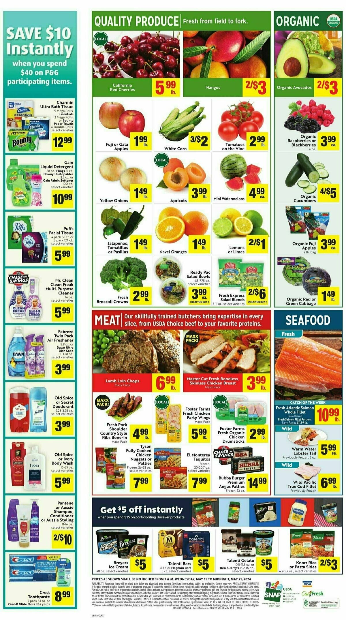 Save Mart Weekly Ad from May 15