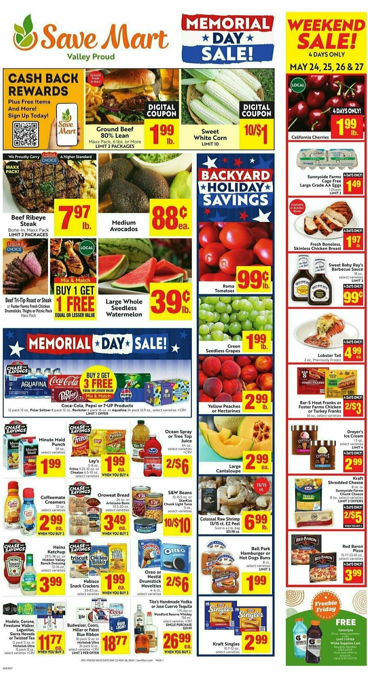 Save Mart Weekly Ad from May 22