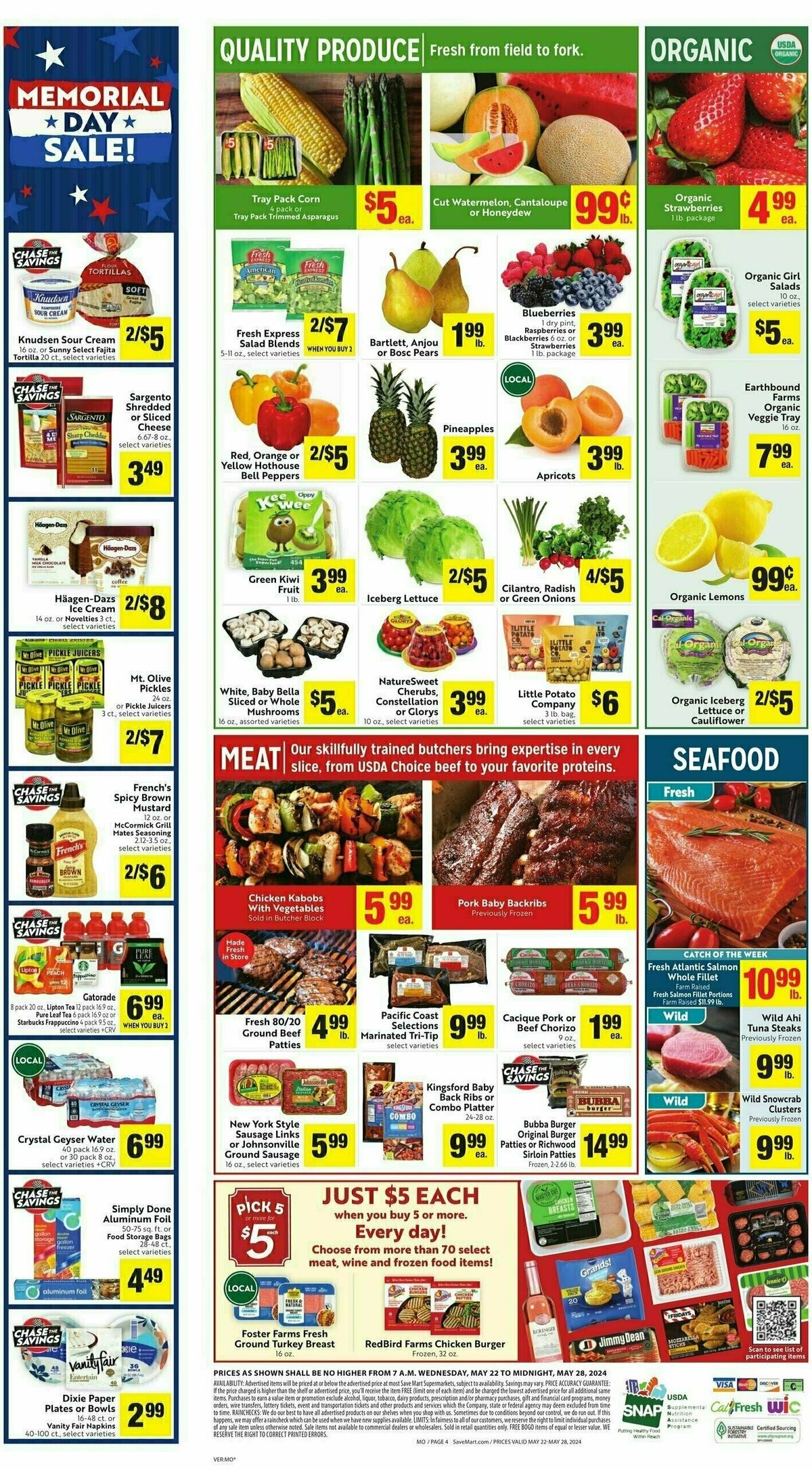 Save Mart Weekly Ad from May 22