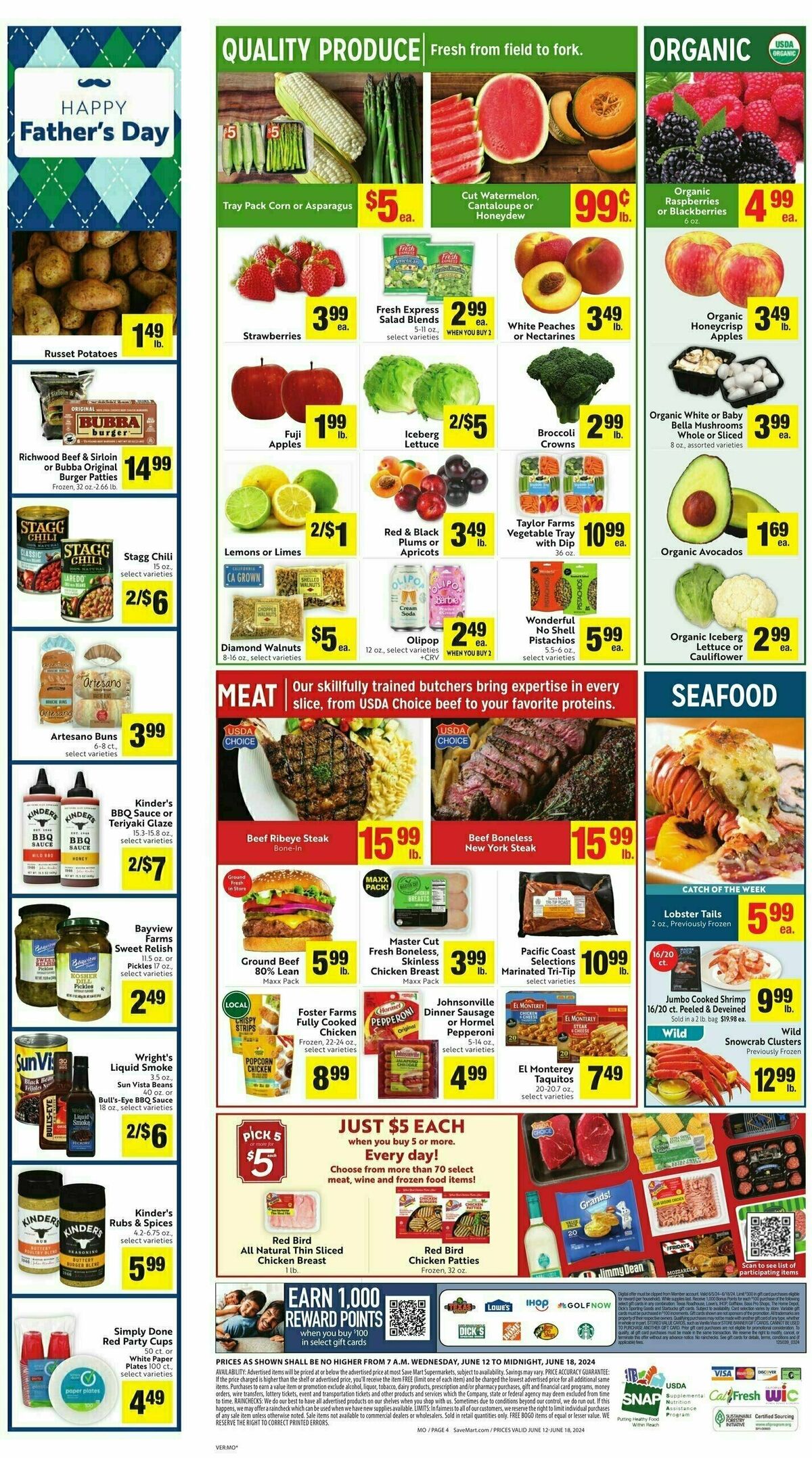 Save Mart Weekly Ad from June 12