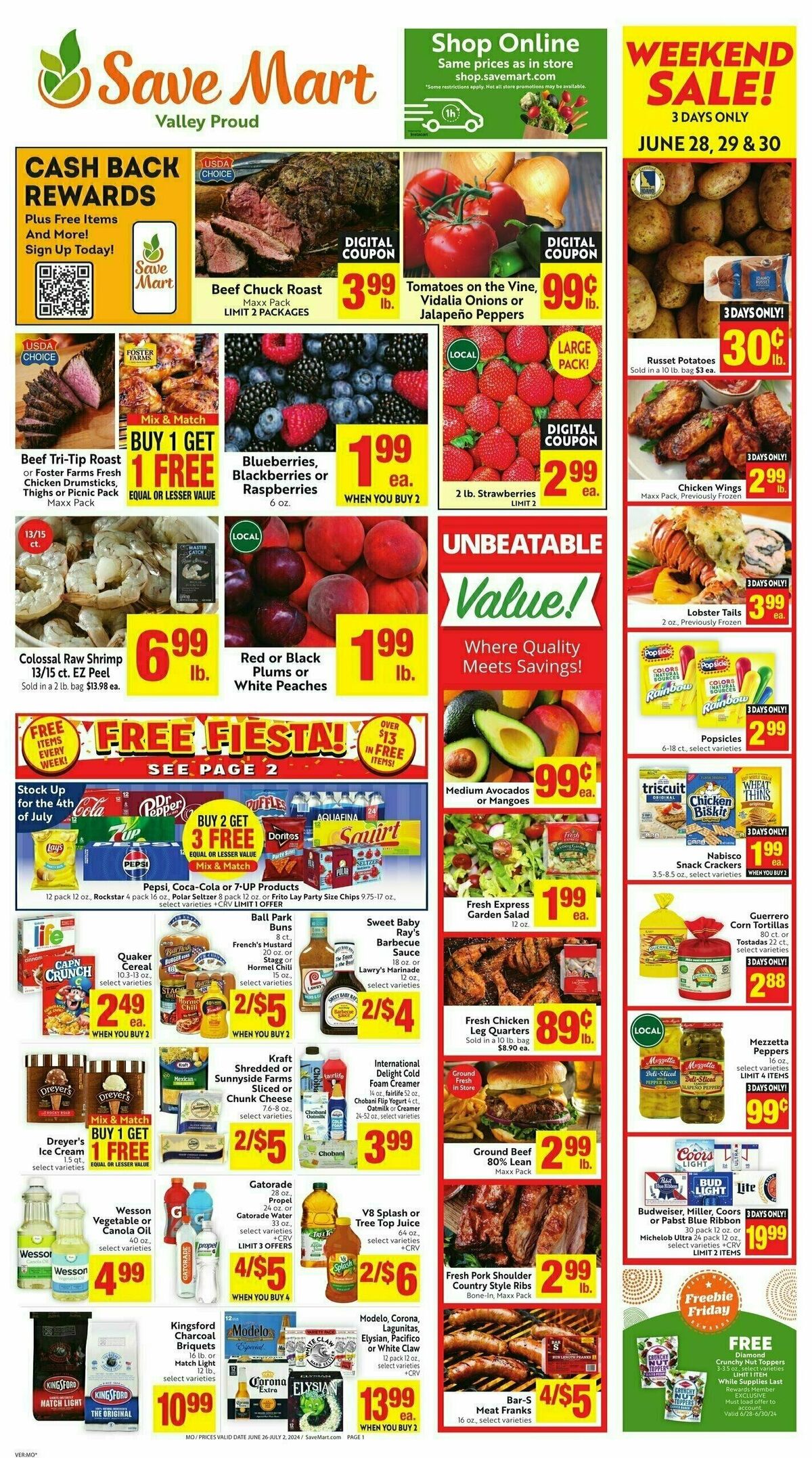 Save Mart Weekly Ad from June 26