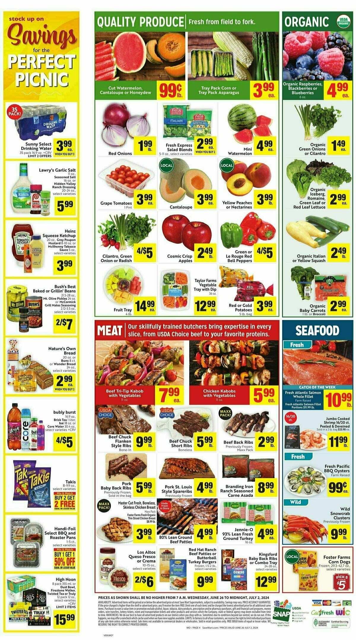 Save Mart Weekly Ad from June 26