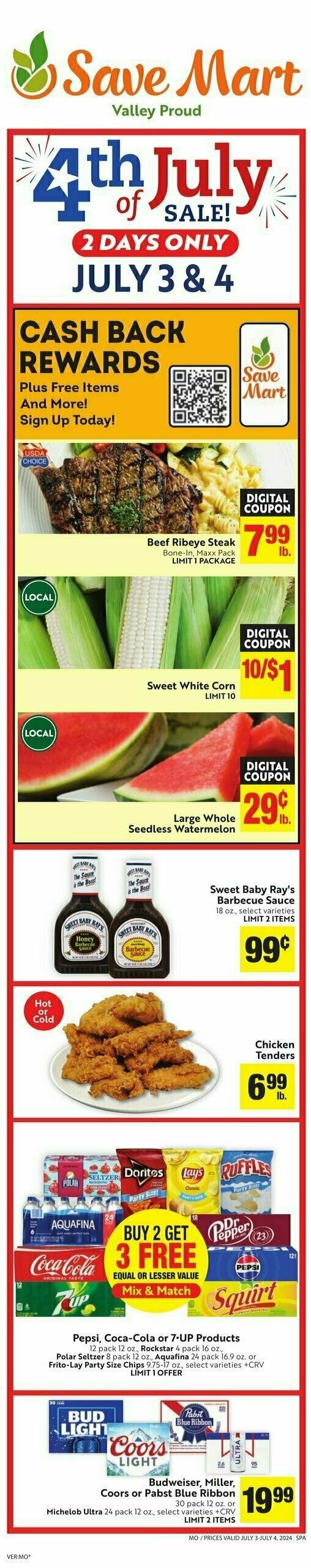 Save Mart Weekly Ad from July 3