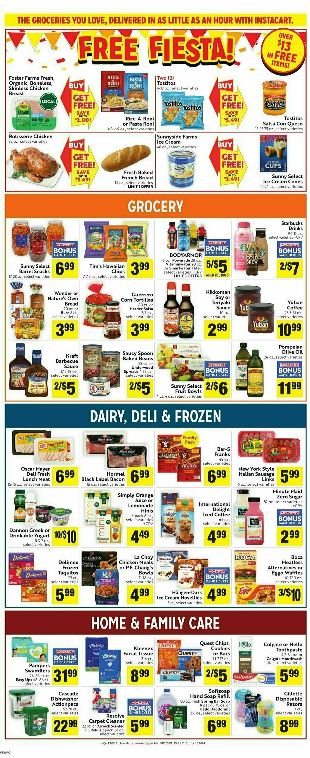 Save Mart Weekly Ad from July 10