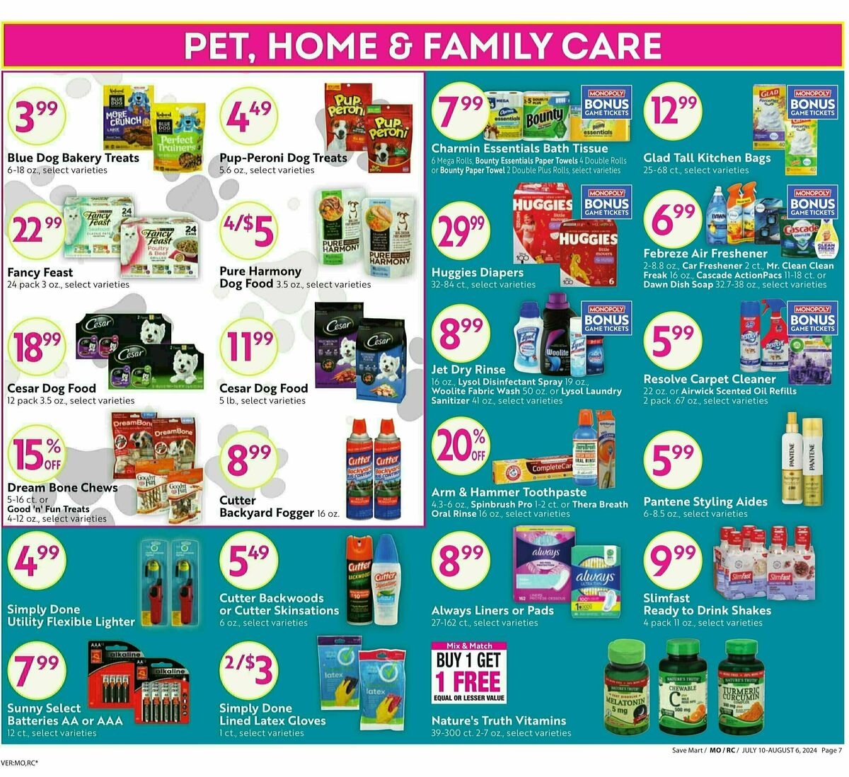 Save Mart Weekly Ad from July 10