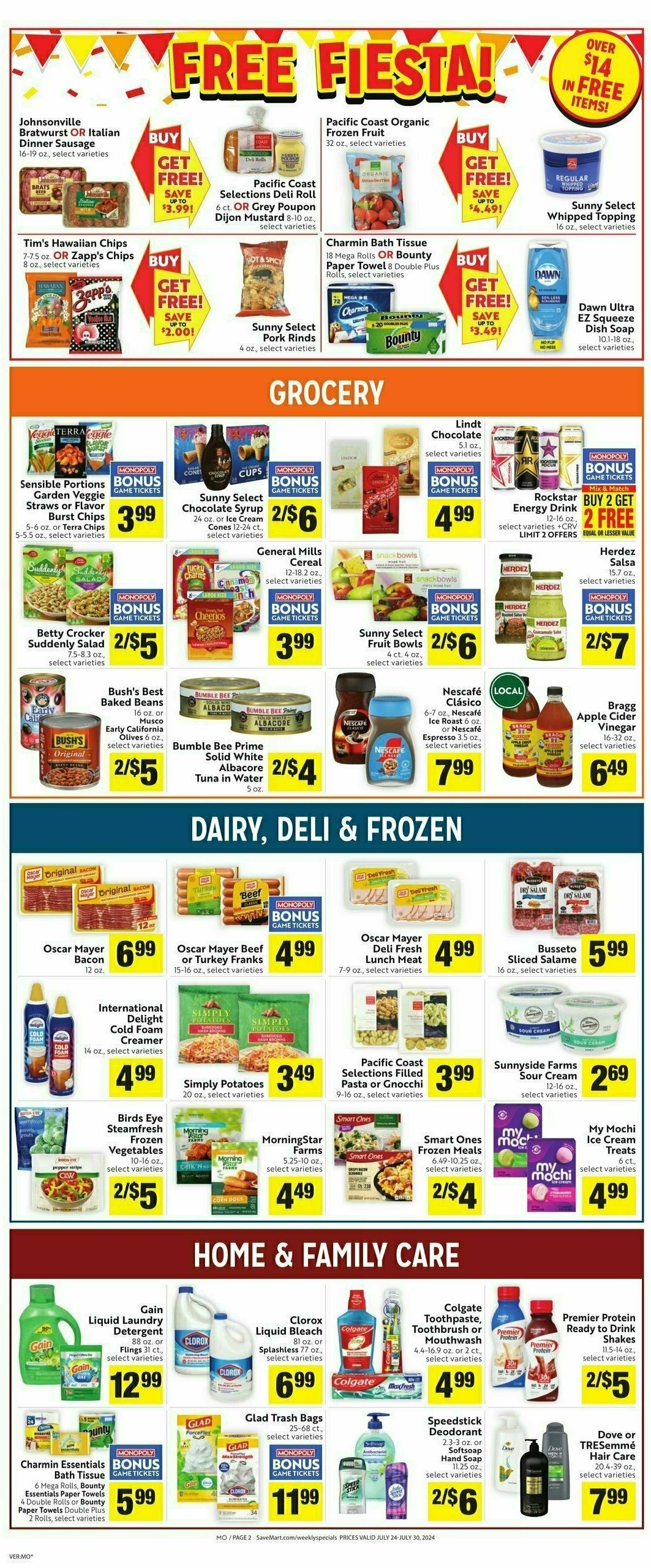 Save Mart Weekly Ad from July 24