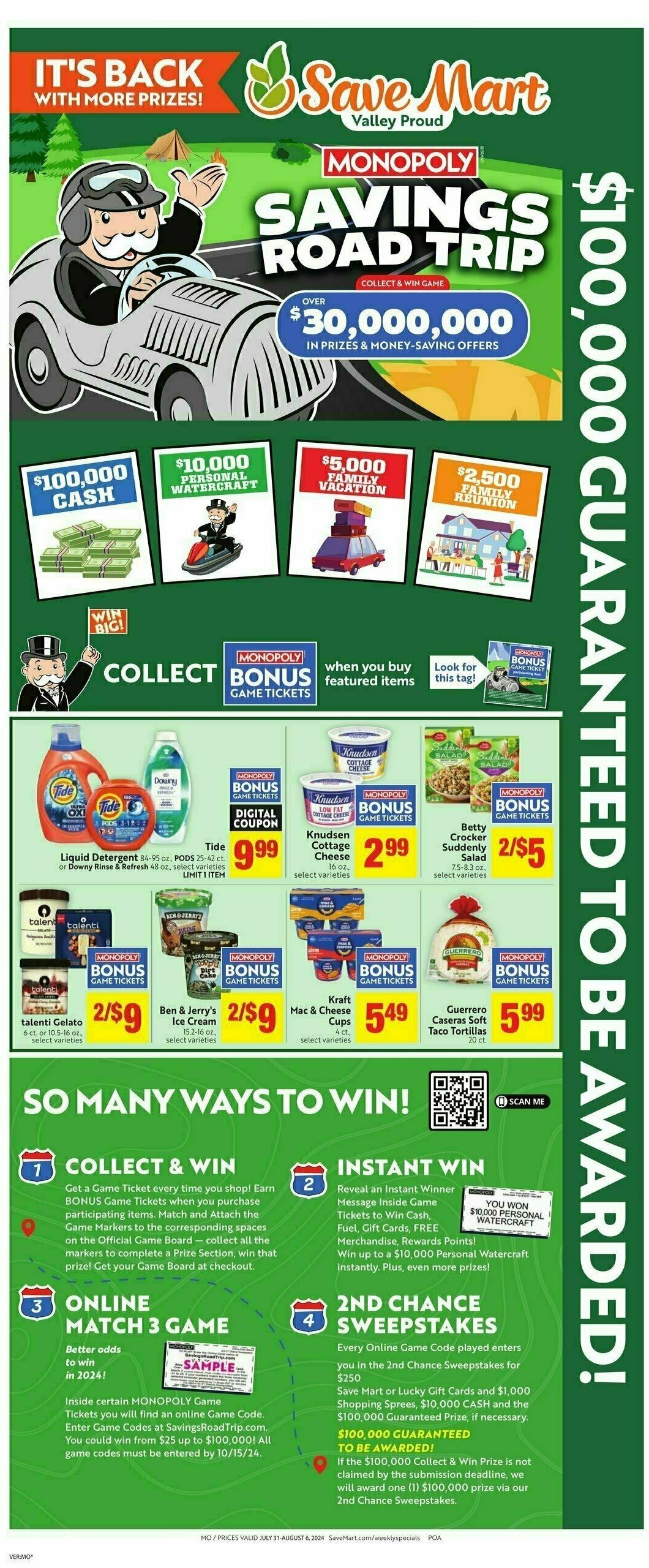 Save Mart Weekly Ad from July 31