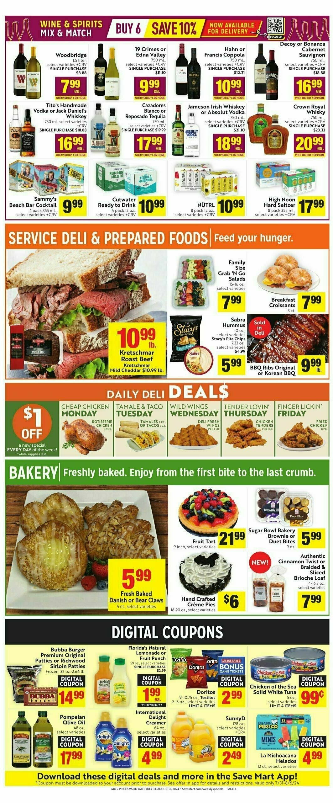 Save Mart Weekly Ad from July 31