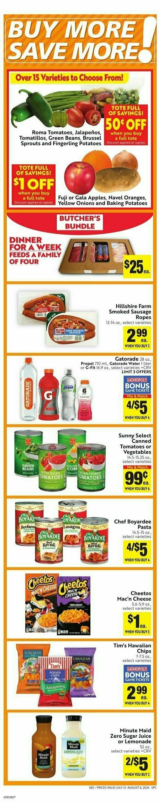 Save Mart Weekly Ad from July 31