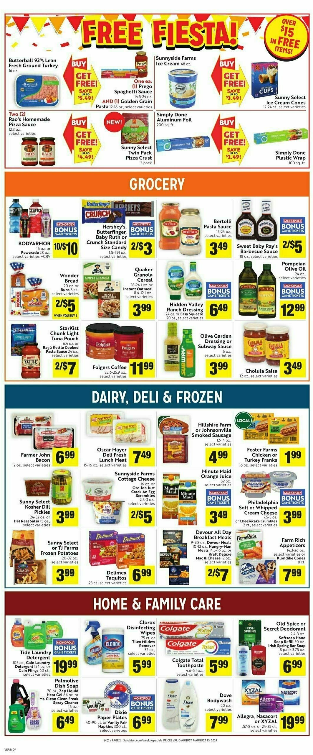 Save Mart Weekly Ad from August 7