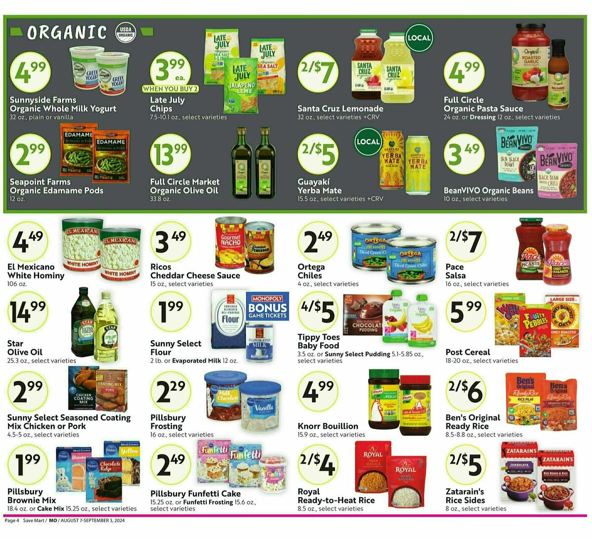 Save Mart Weekly Ad from August 7