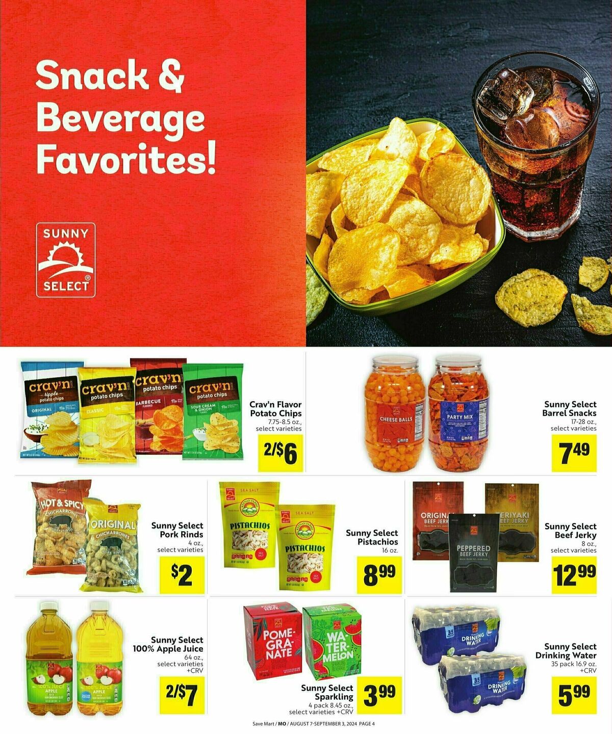 Save Mart Save Even More Weekly Ad from August 7