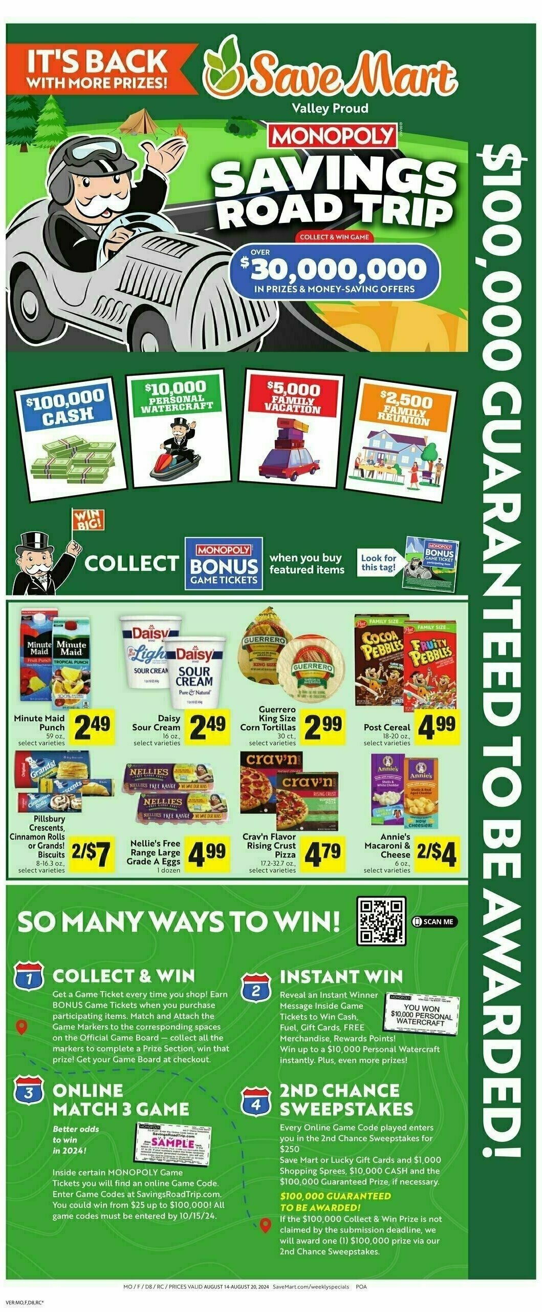 Save Mart Weekly Ad from August 14