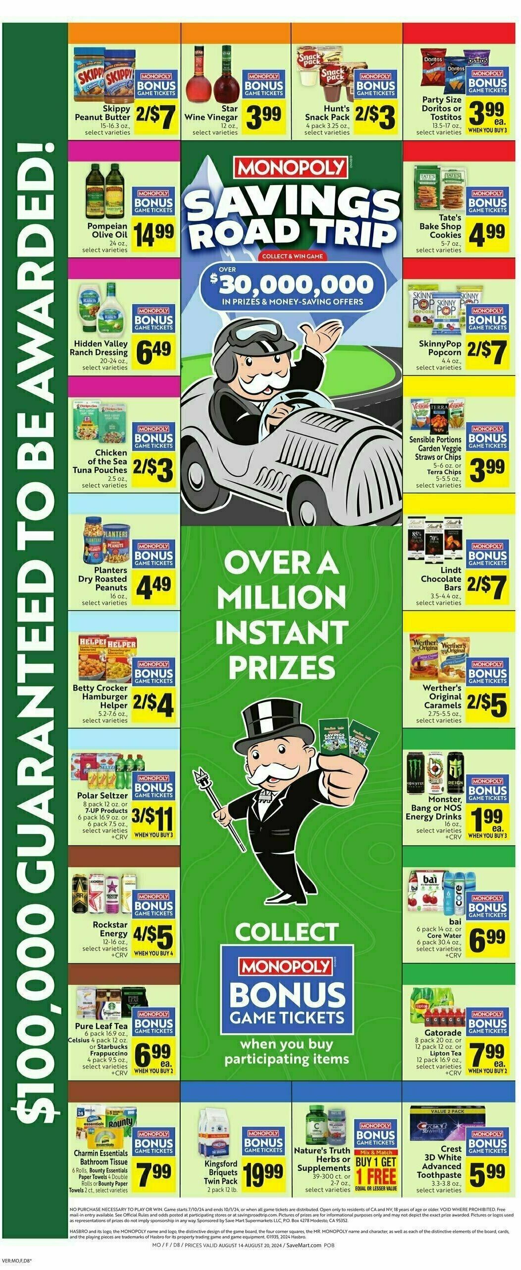 Save Mart Weekly Ad from August 14