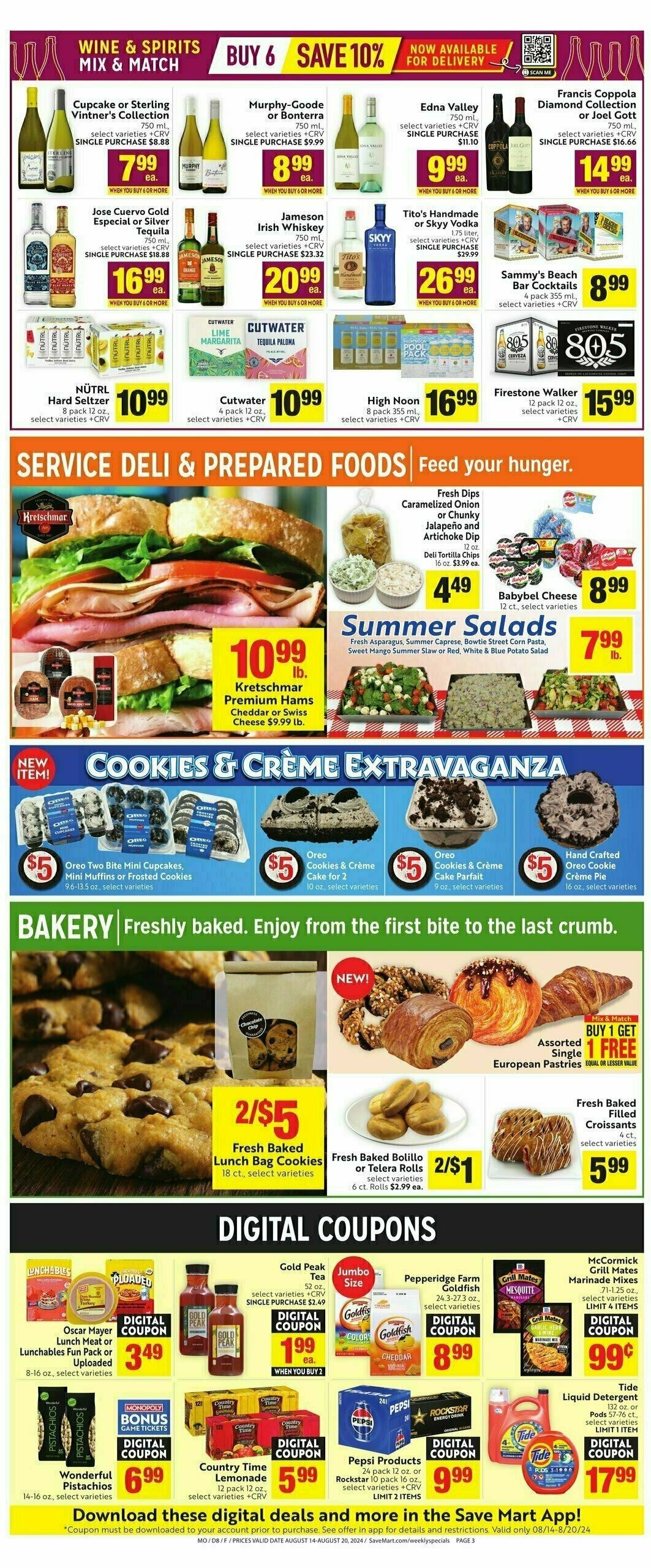 Save Mart Weekly Ad from August 14