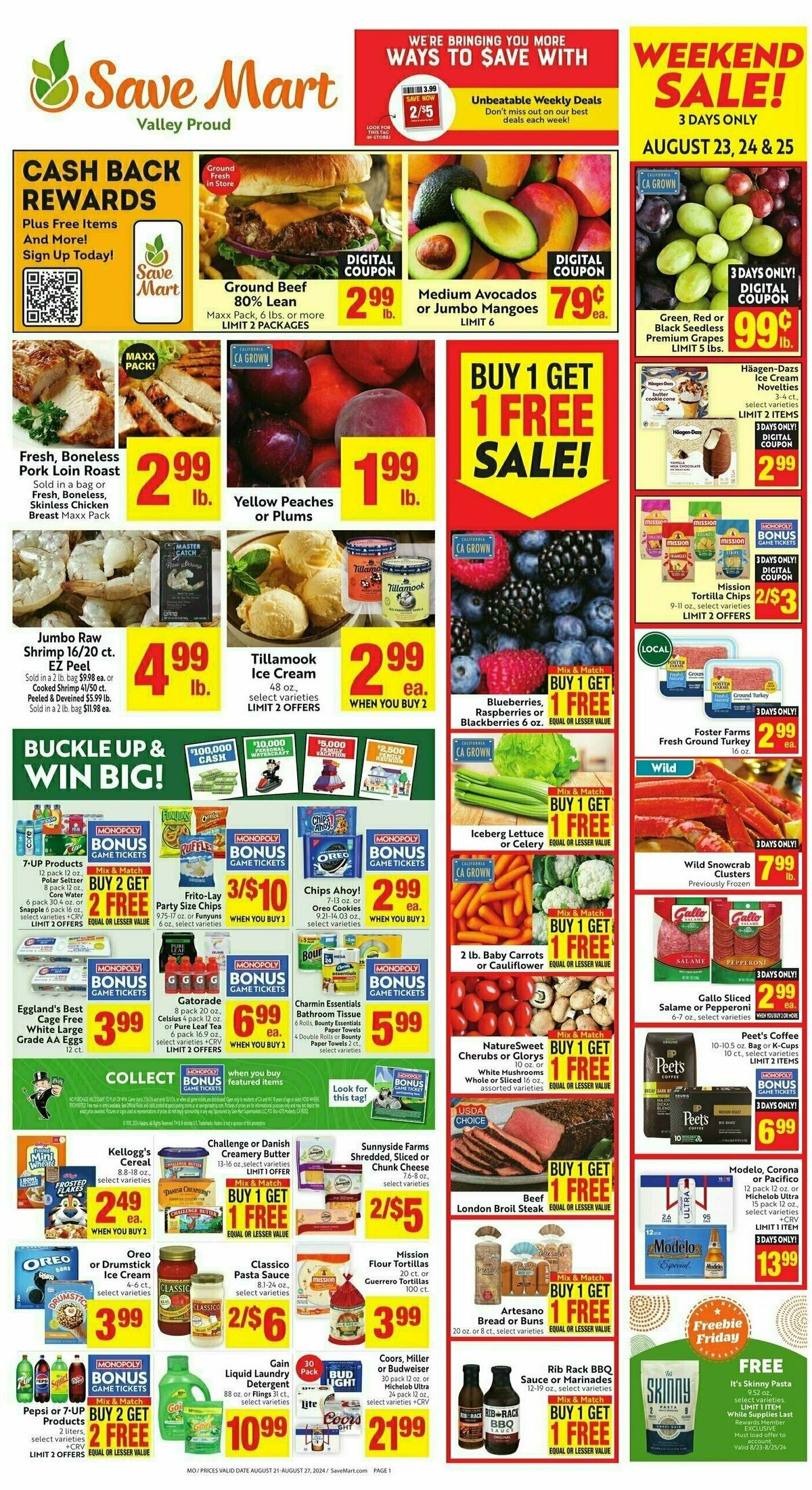 Save Mart Weekly Ad from August 21