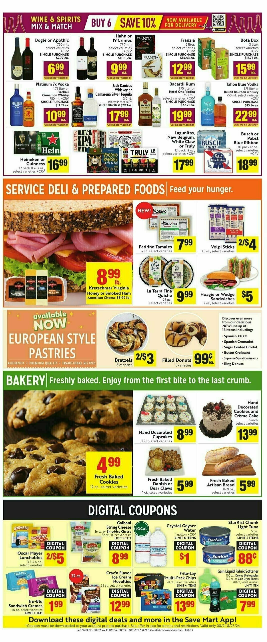 Save Mart Weekly Ad from August 21