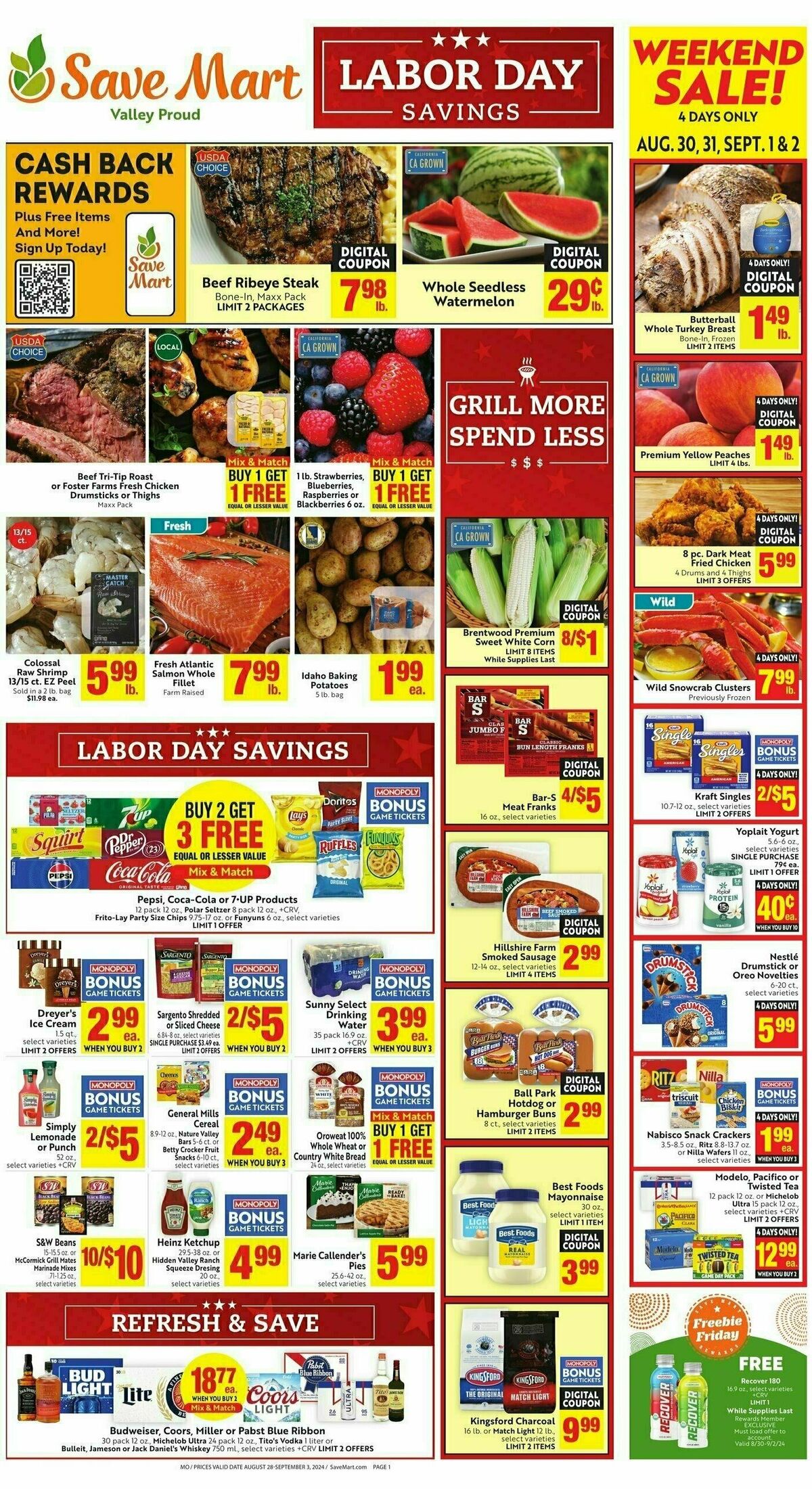 Save Mart Weekly Ad from August 28