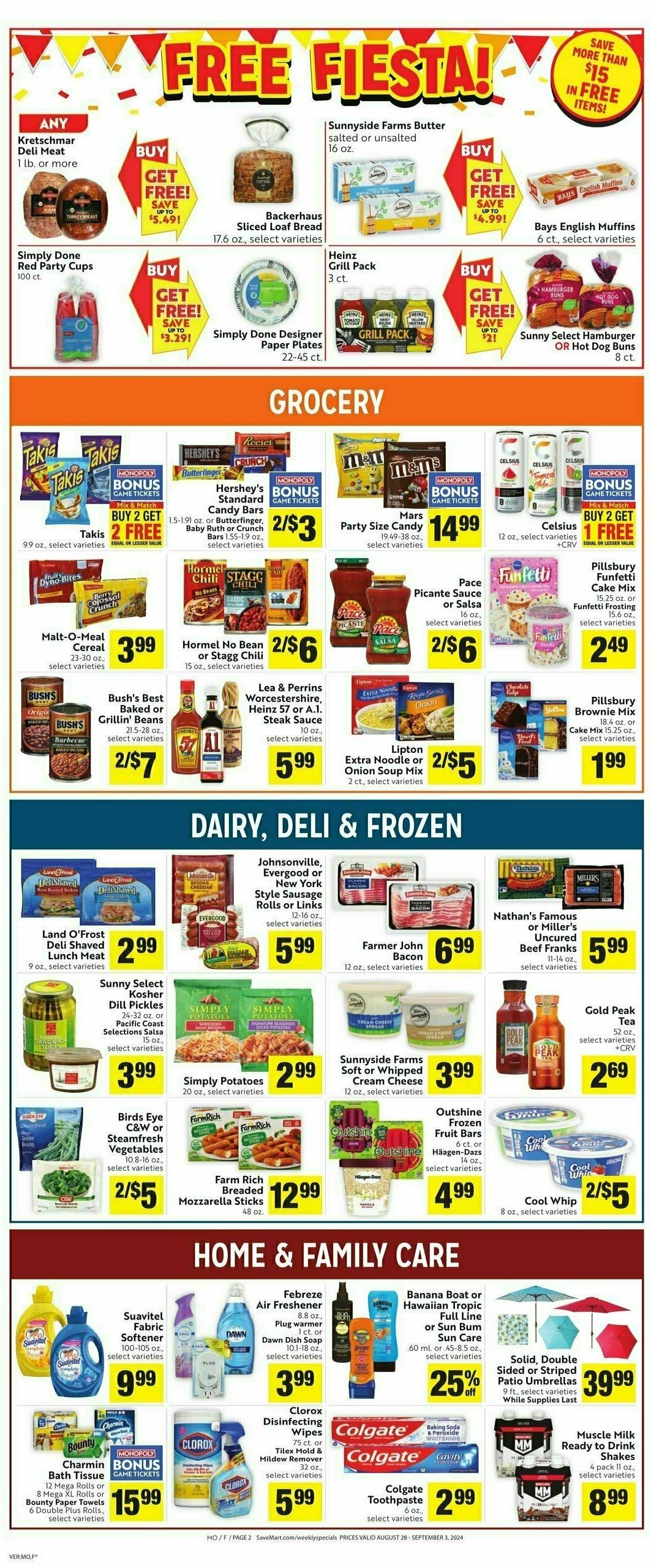 Save Mart Weekly Ad from August 28