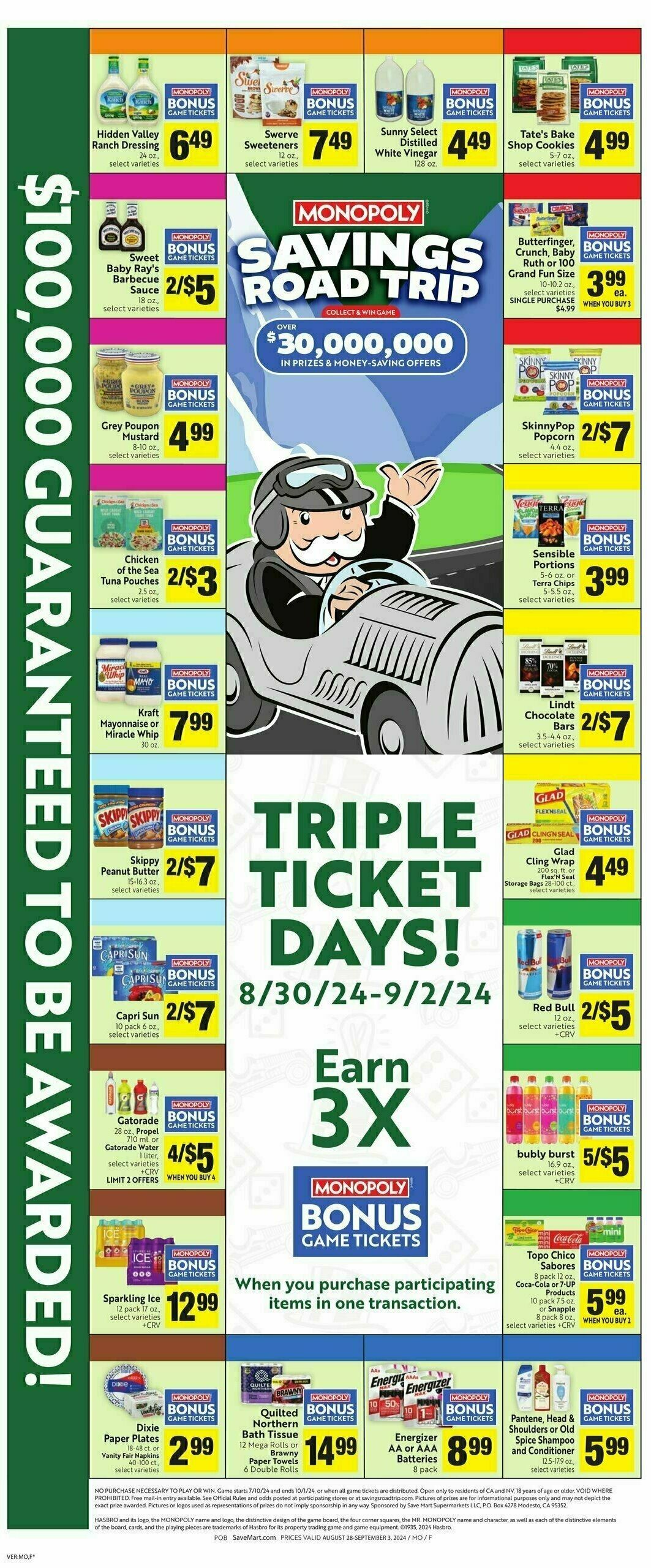 Save Mart Weekly Ad from August 28