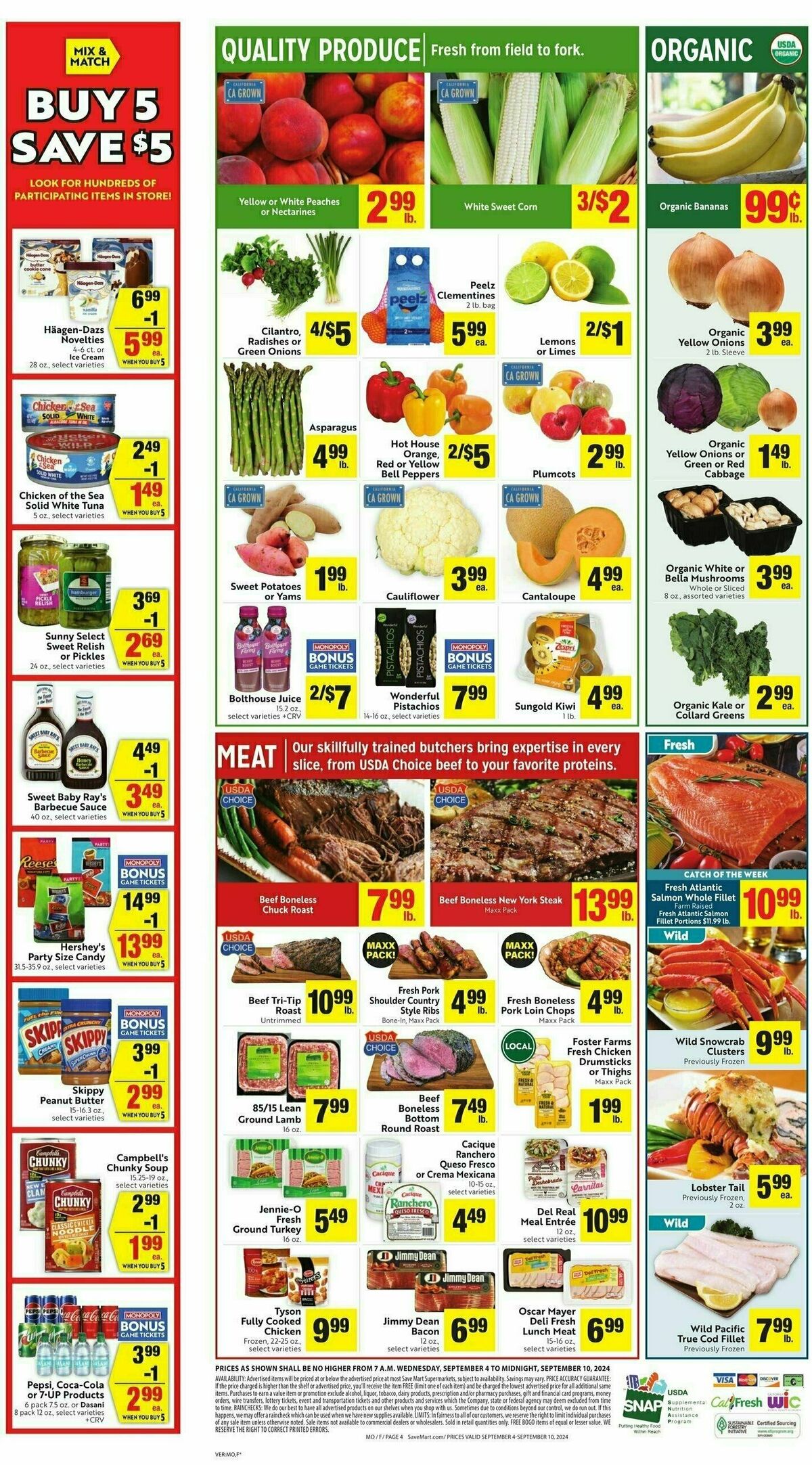 Save Mart Weekly Ad from September 4