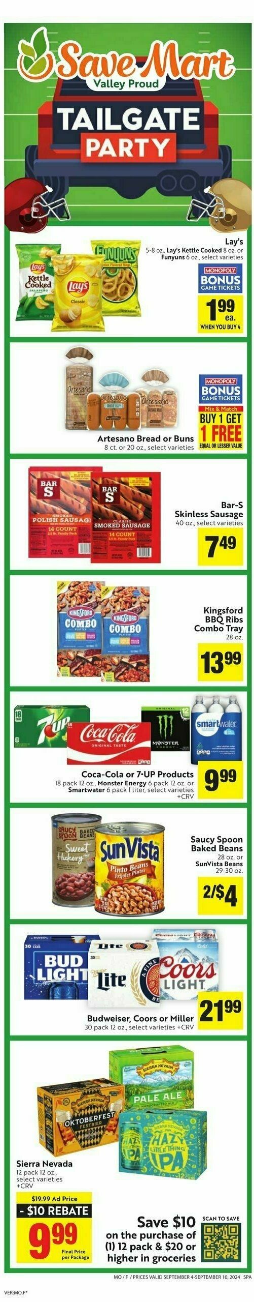 Save Mart Weekly Ad from September 4