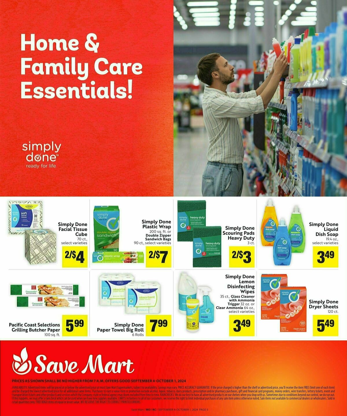 Save Mart Save Even More Weekly Ad from September 4