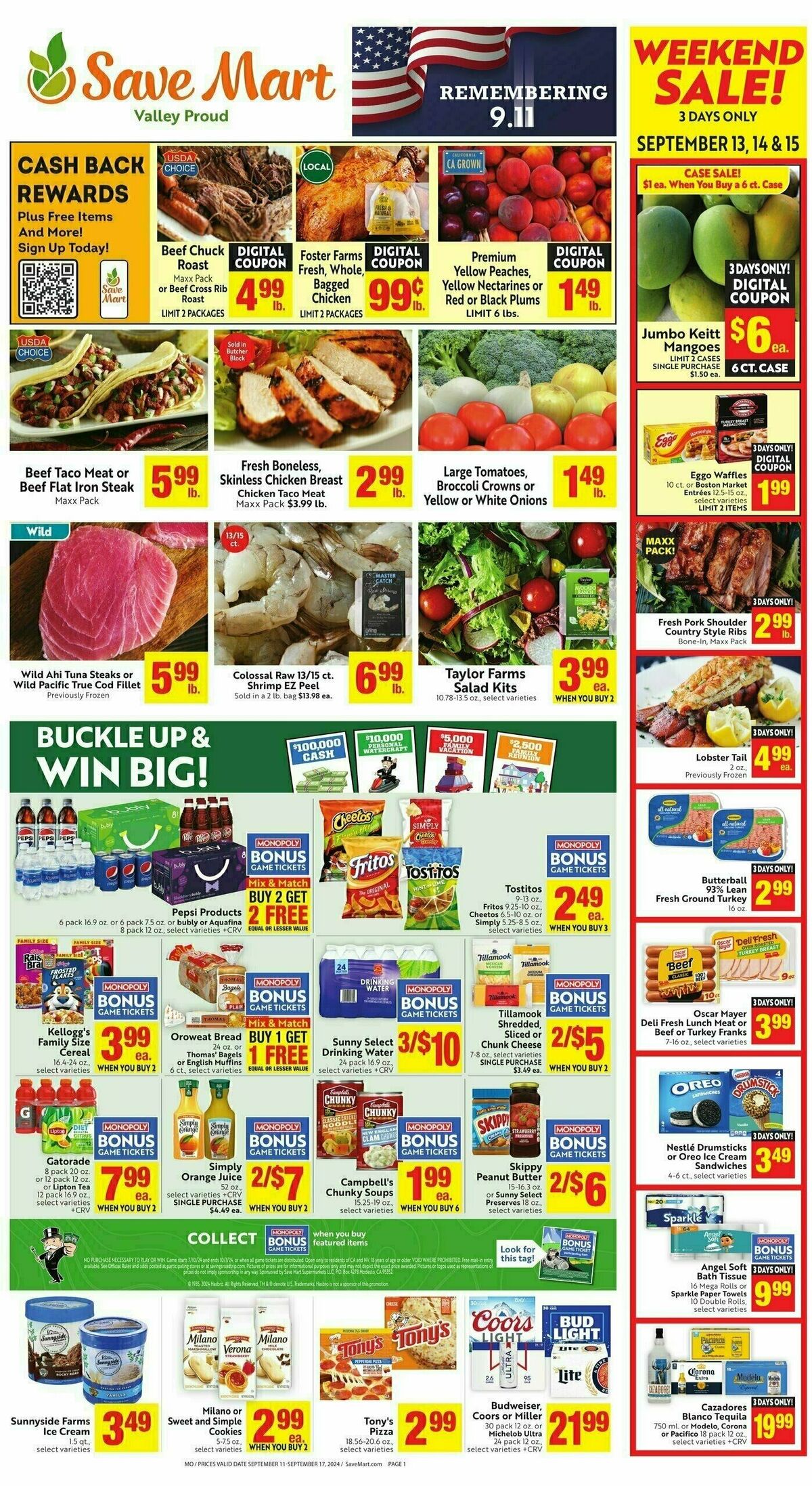 Save Mart Weekly Ad from September 11