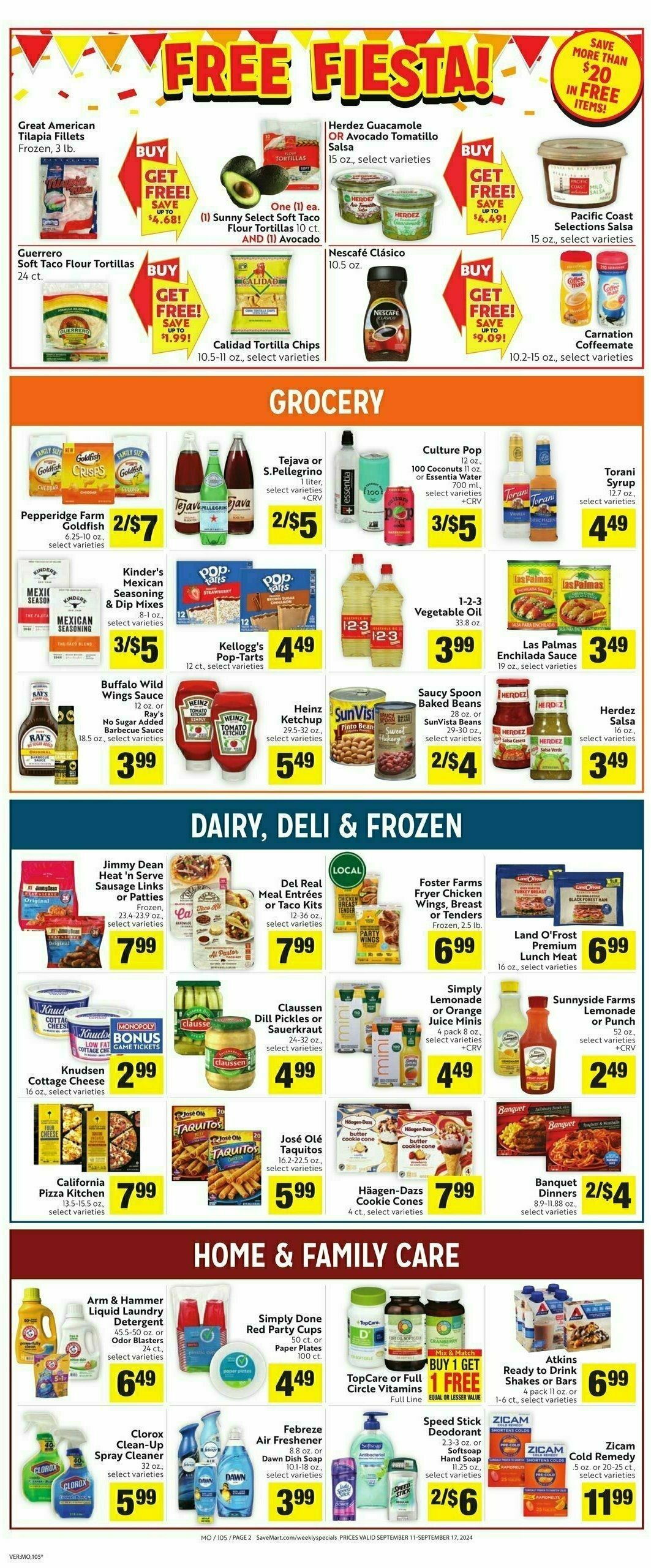 Save Mart Weekly Ad from September 11