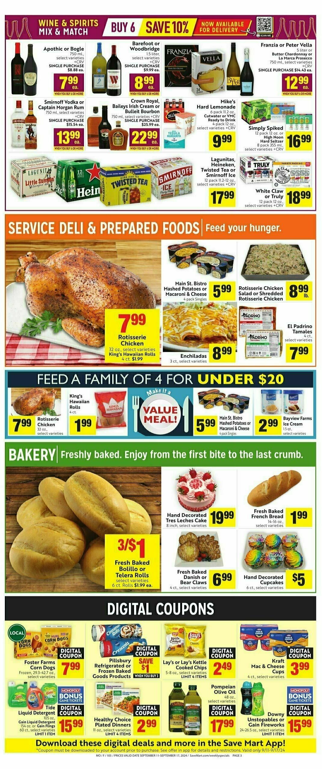 Save Mart Weekly Ad from September 11