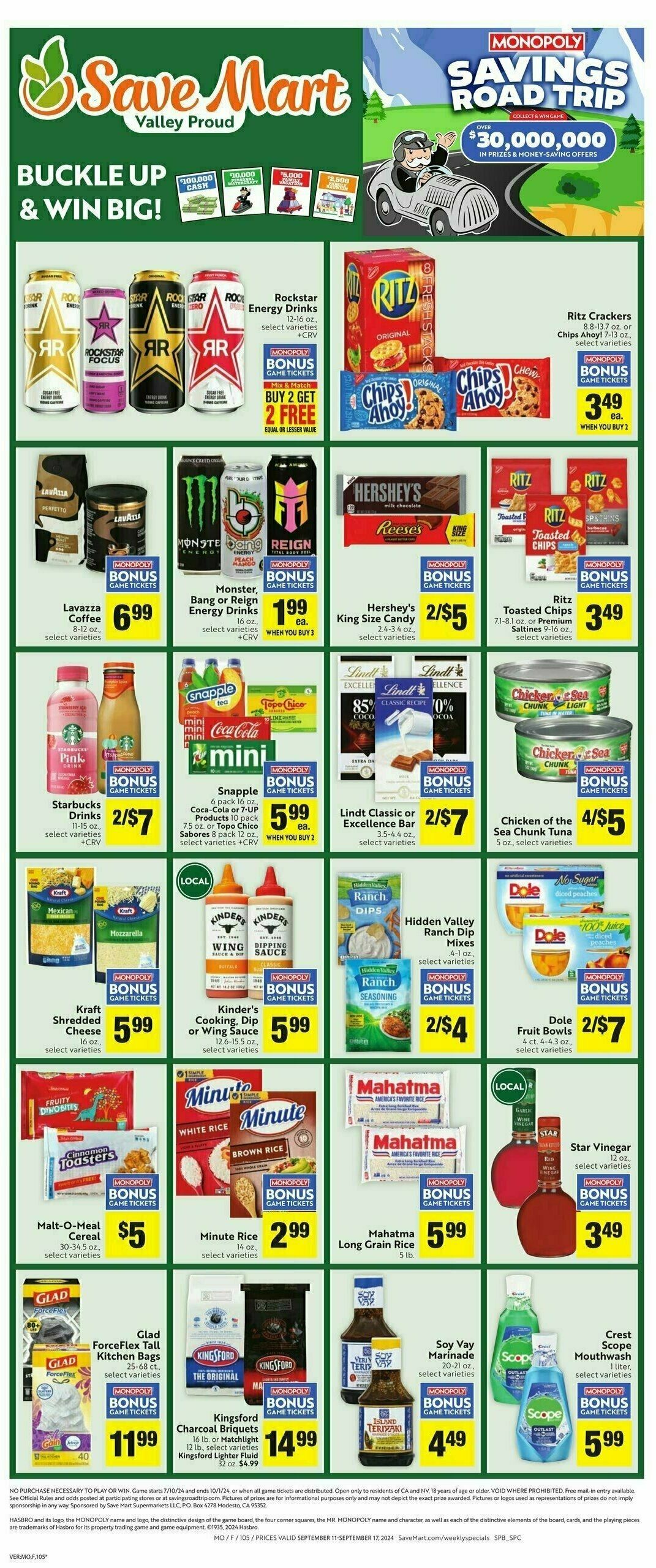 Save Mart Weekly Ad from September 11