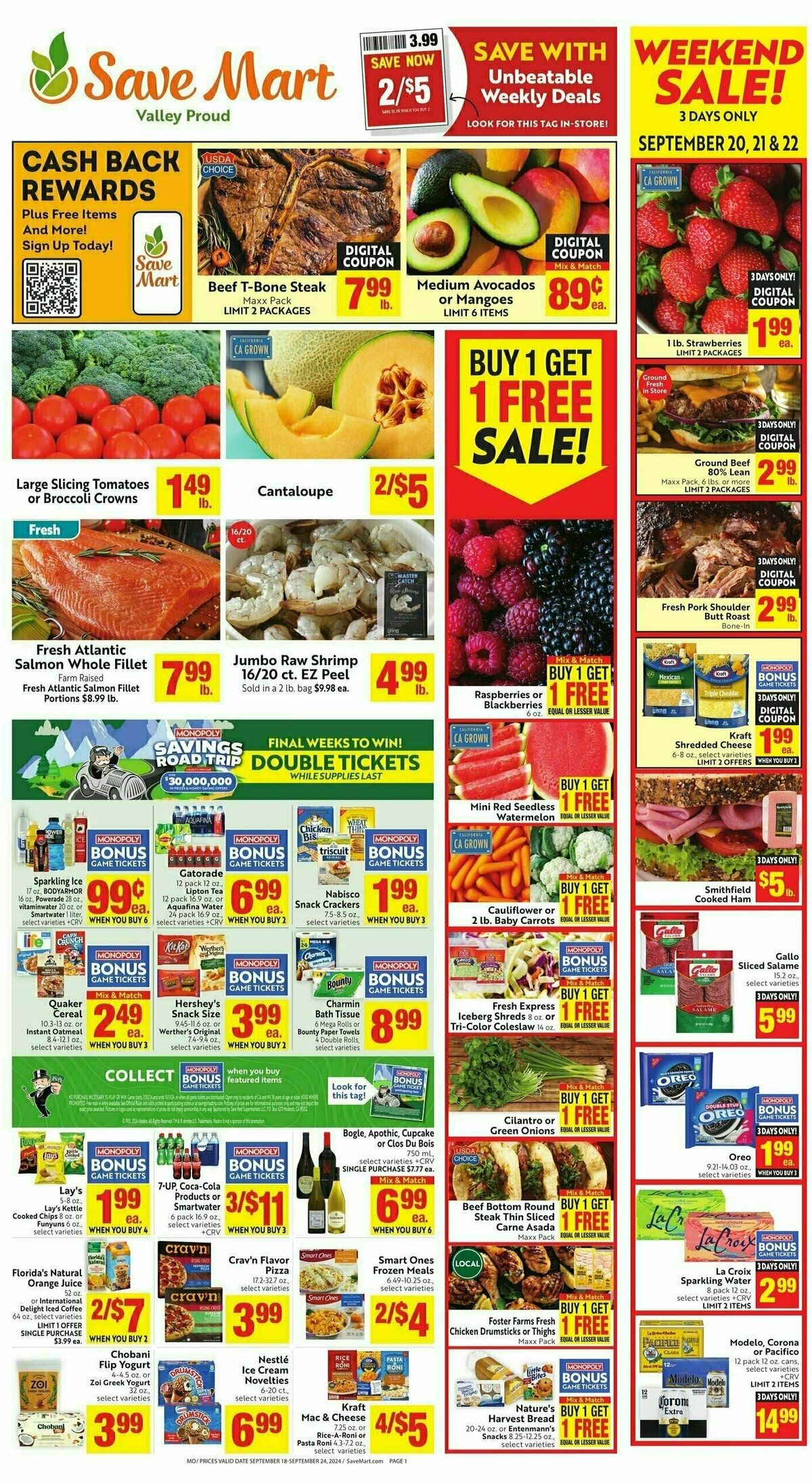 Save Mart Weekly Ad from September 18