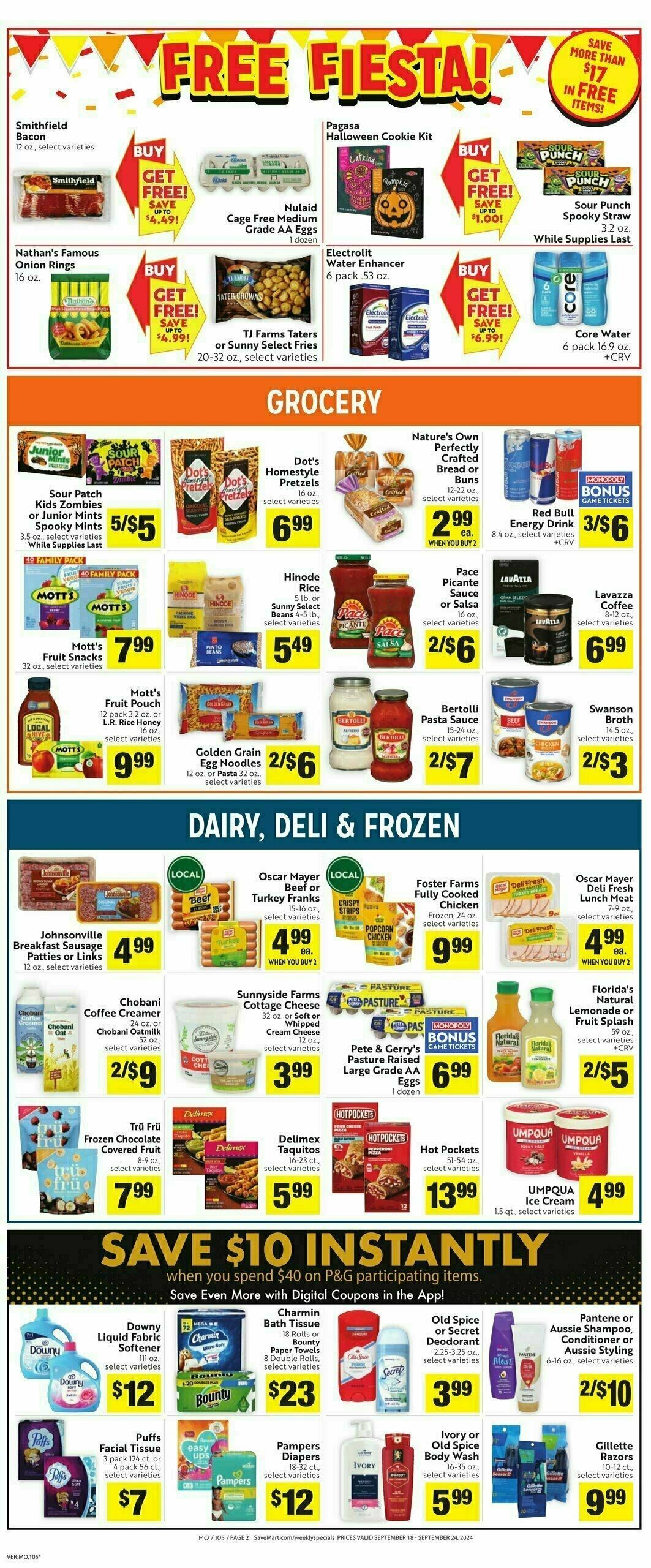 Save Mart Weekly Ad from September 18