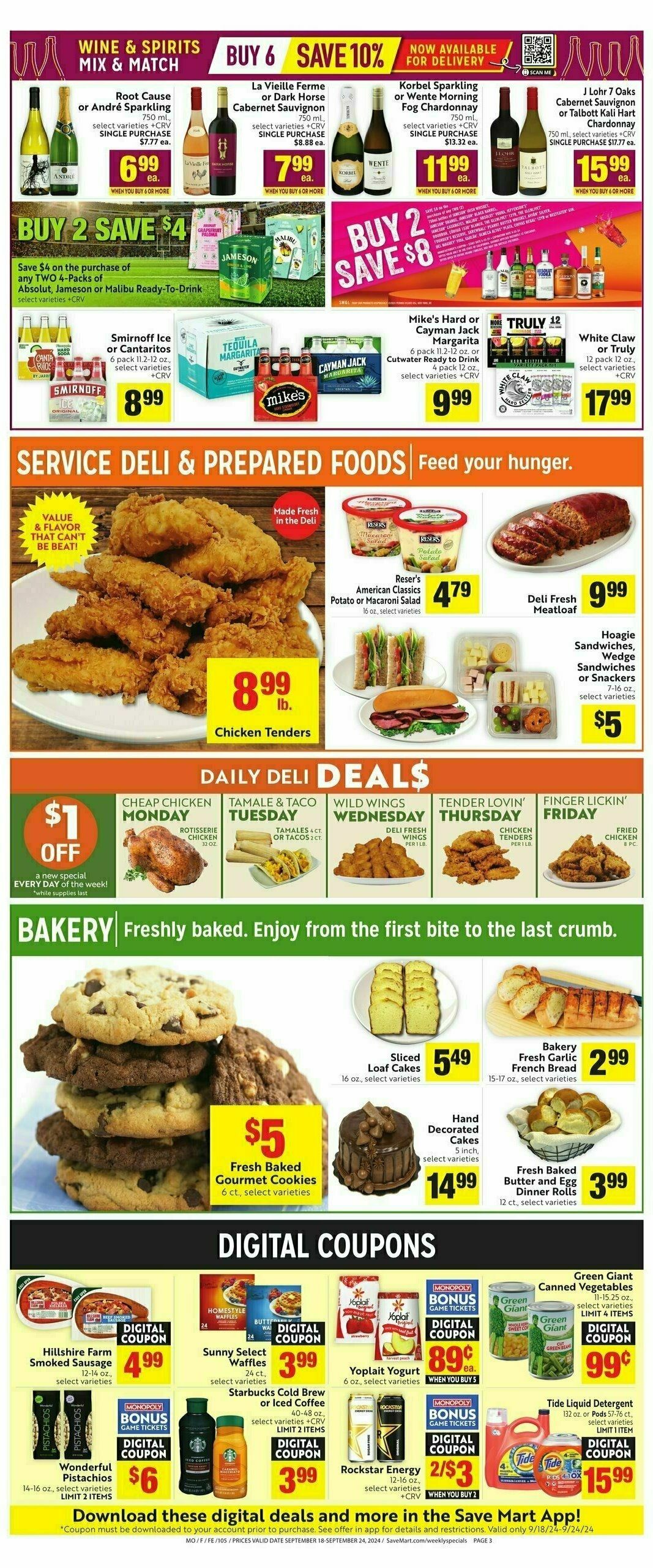 Save Mart Weekly Ad from September 18