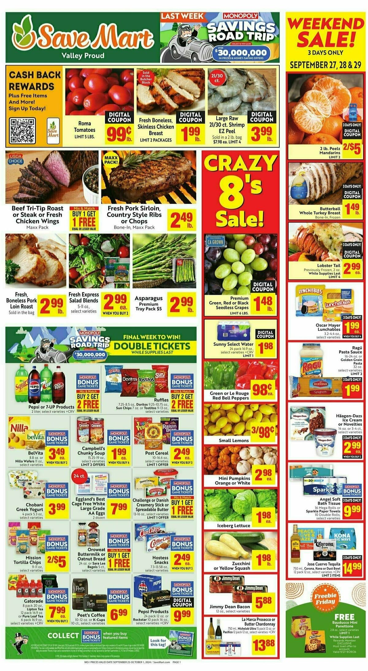 Save Mart Weekly Ad from September 25