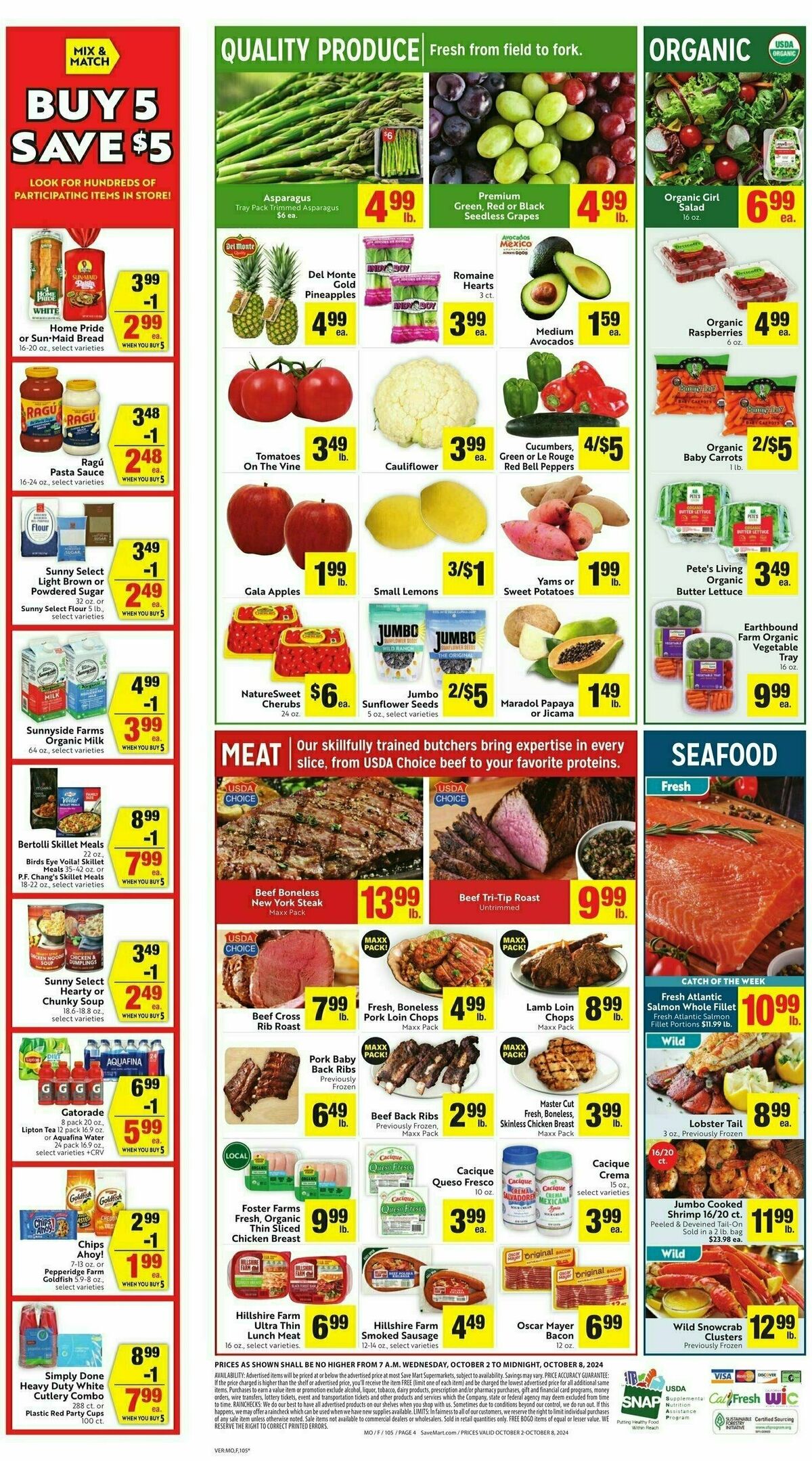 Save Mart Weekly Ad from October 2