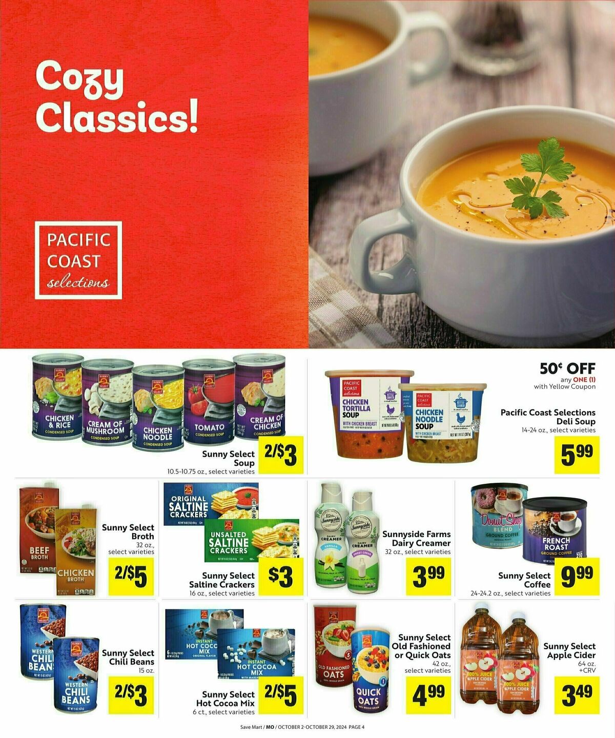 Save Mart Save Even More Weekly Ad from October 2