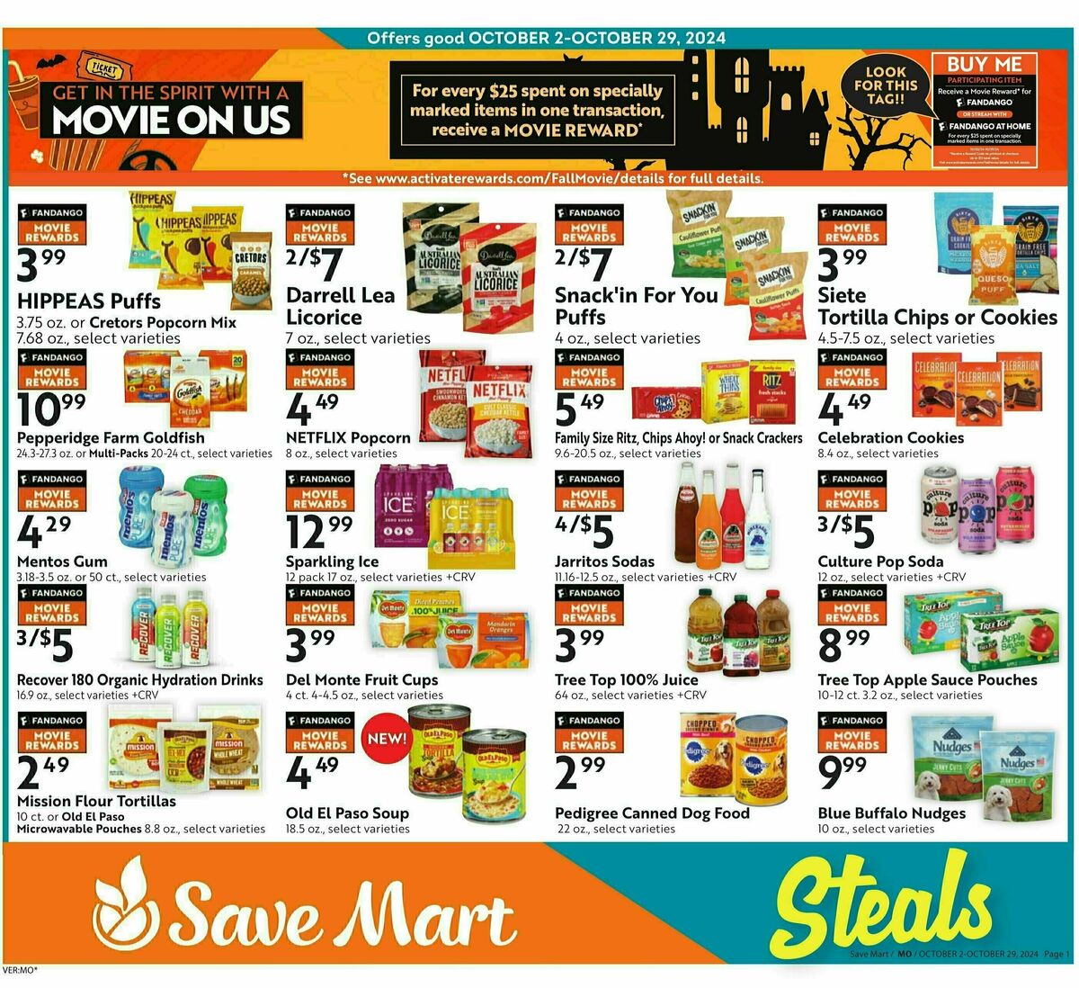 Save Mart Big Monthy Deals Weekly Ad from October 2