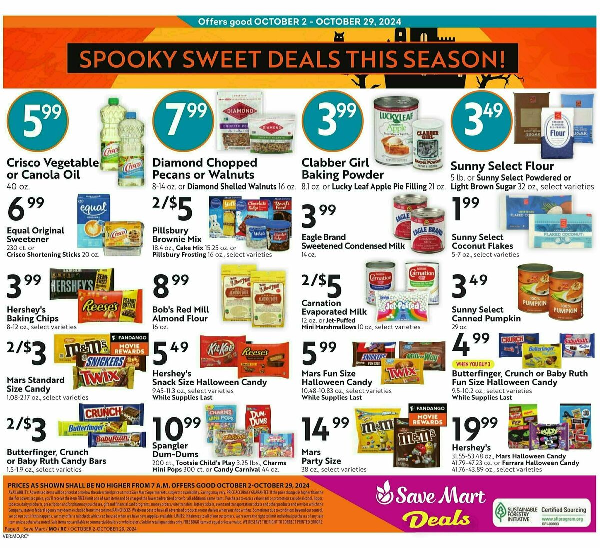 Save Mart Big Monthy Deals Weekly Ad from October 2