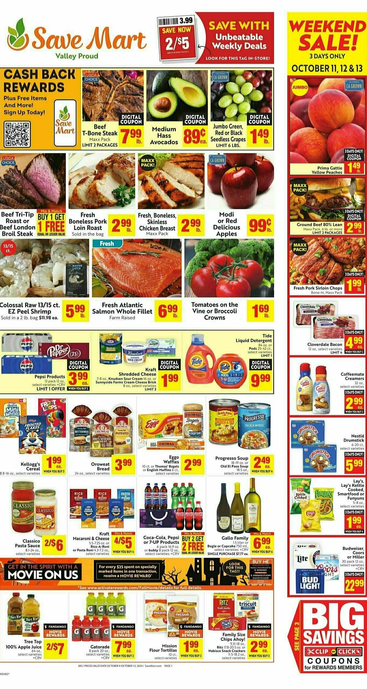 Save Mart Weekly Ad from October 9