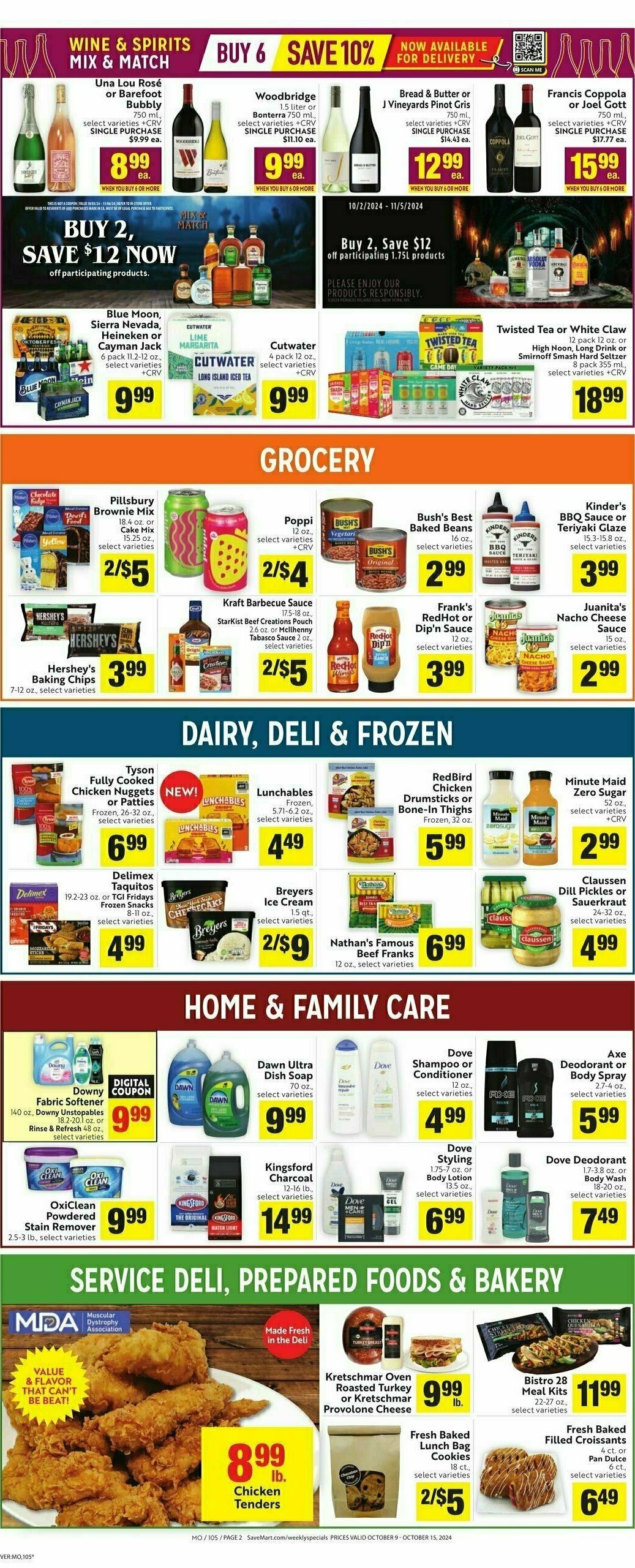 Save Mart Weekly Ad from October 9